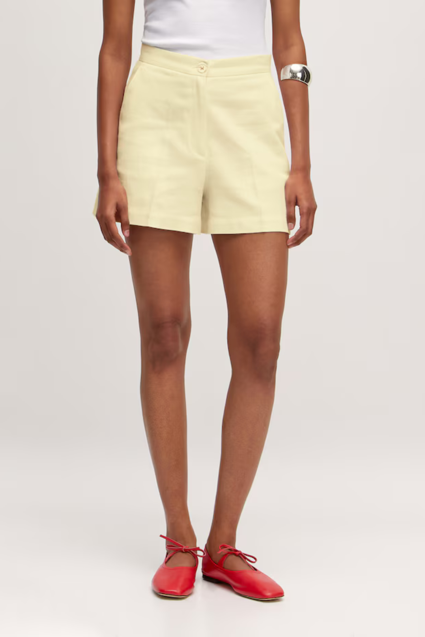 VINCENZA SHORTS - DOUBLE CREAM