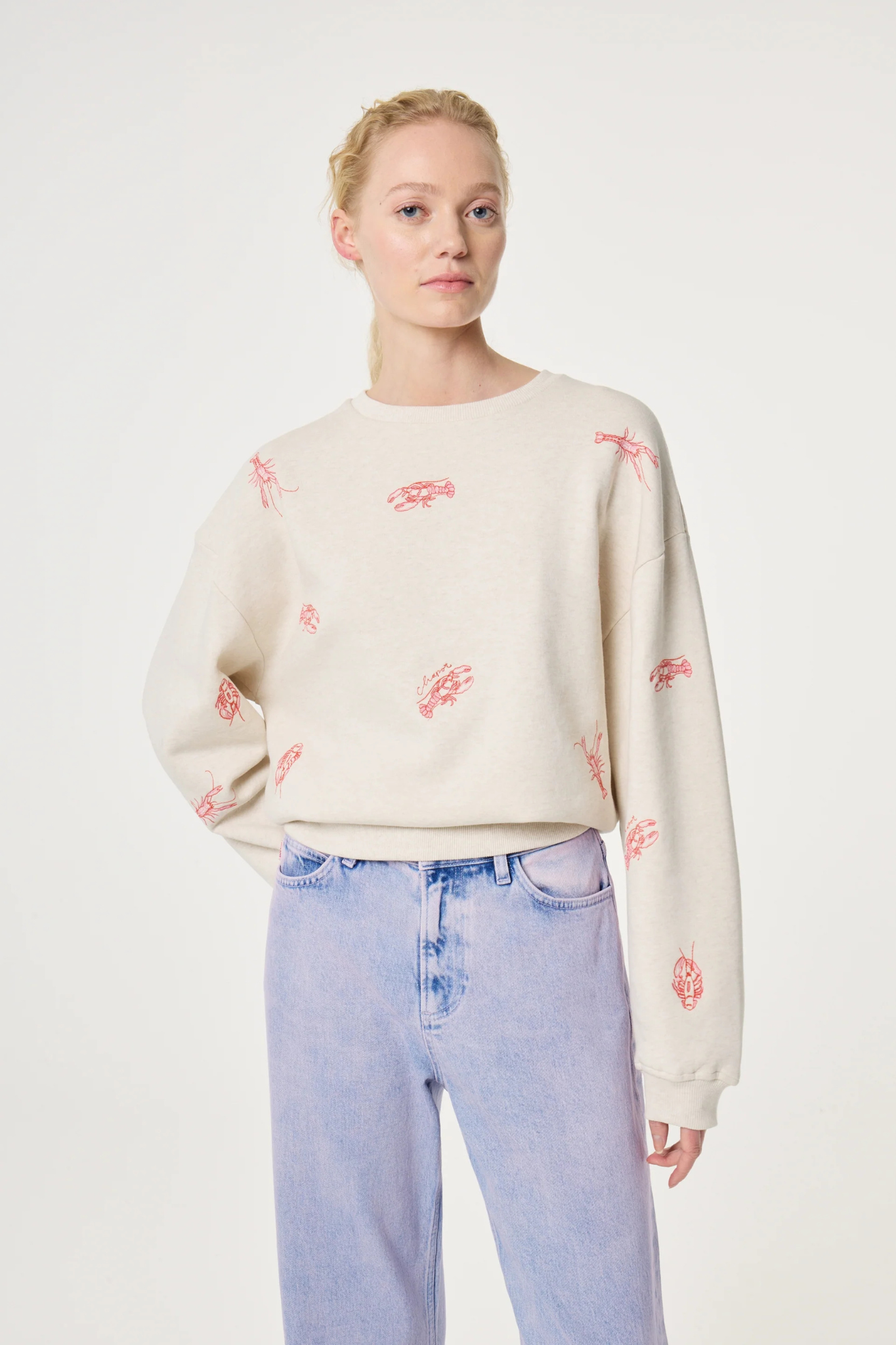TERRY SWEATER - OATMEAL MELANGE