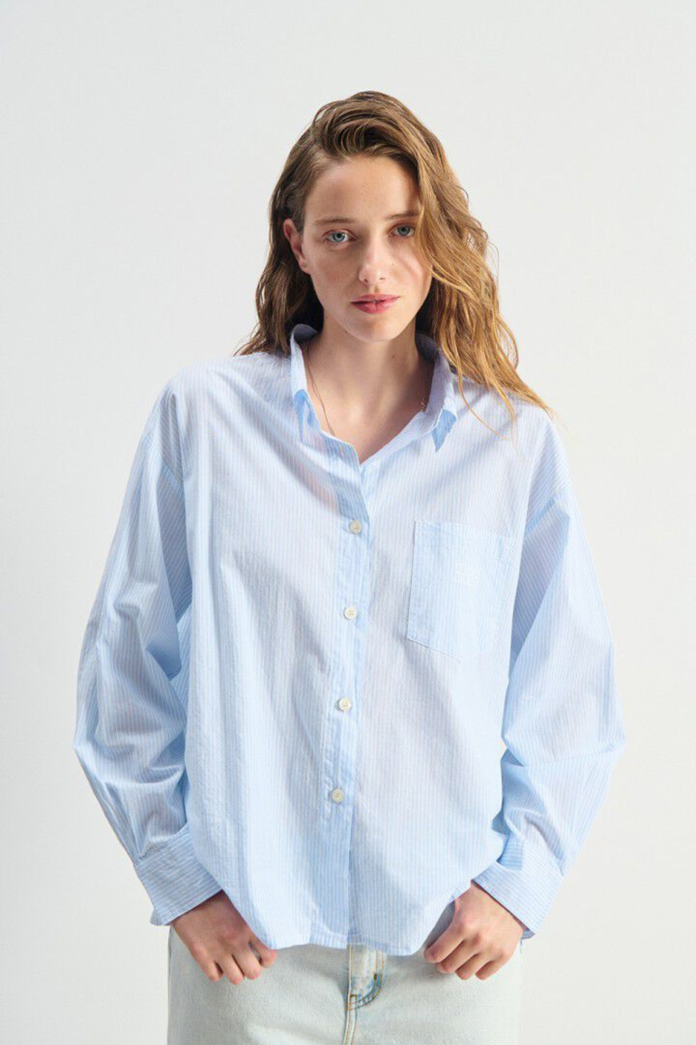 ELUABIRD T-SHIRT WOMEN - BLUE STRIPES