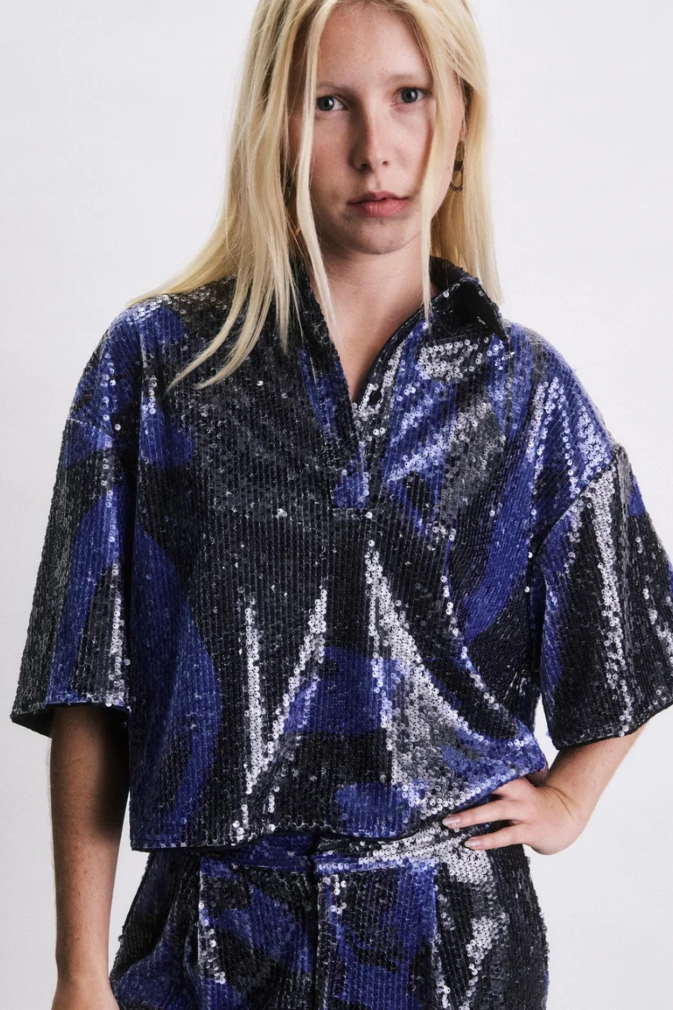 FLETCHER SHIRT - DELPHINIUM