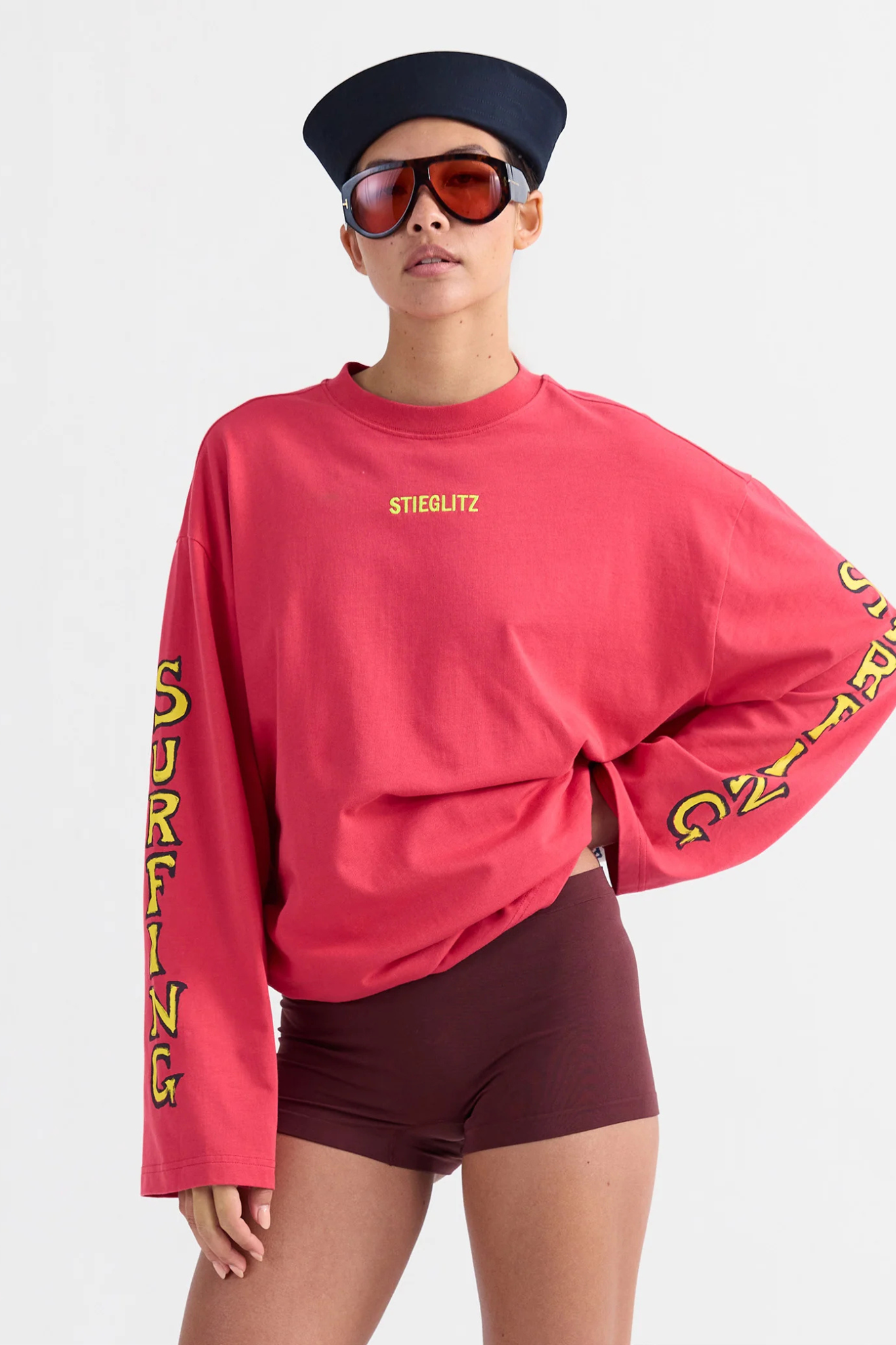 SAFIRA WIDE SKATE LONGSLEEVE - RED