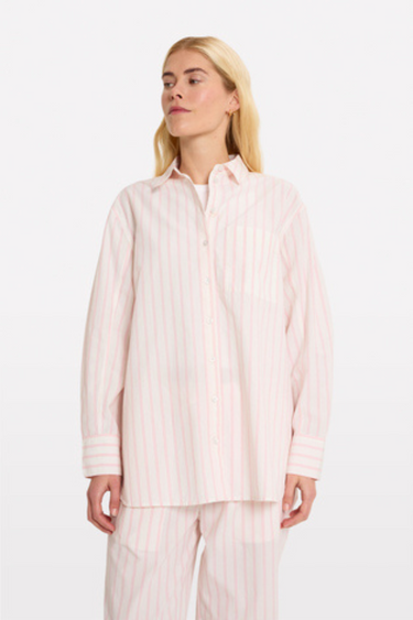 WEBSTER LS SHIRT - GERANIUM STRIPE