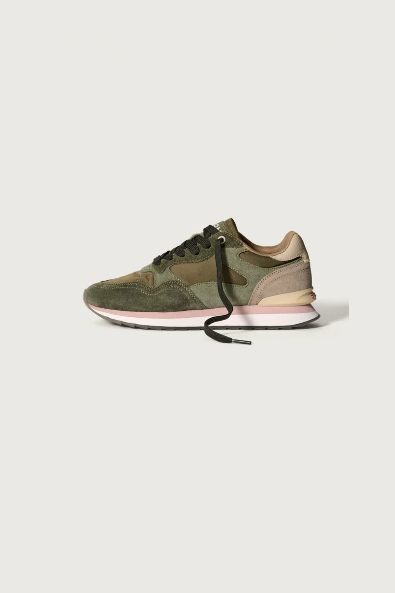 CITY LOS ANGELES WOMEN SNEAKERS - GREEN/BEIGE/BROWN