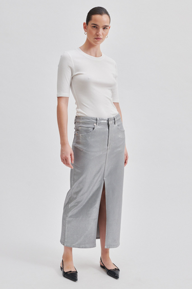 ASPECT SKIRT - SILVER