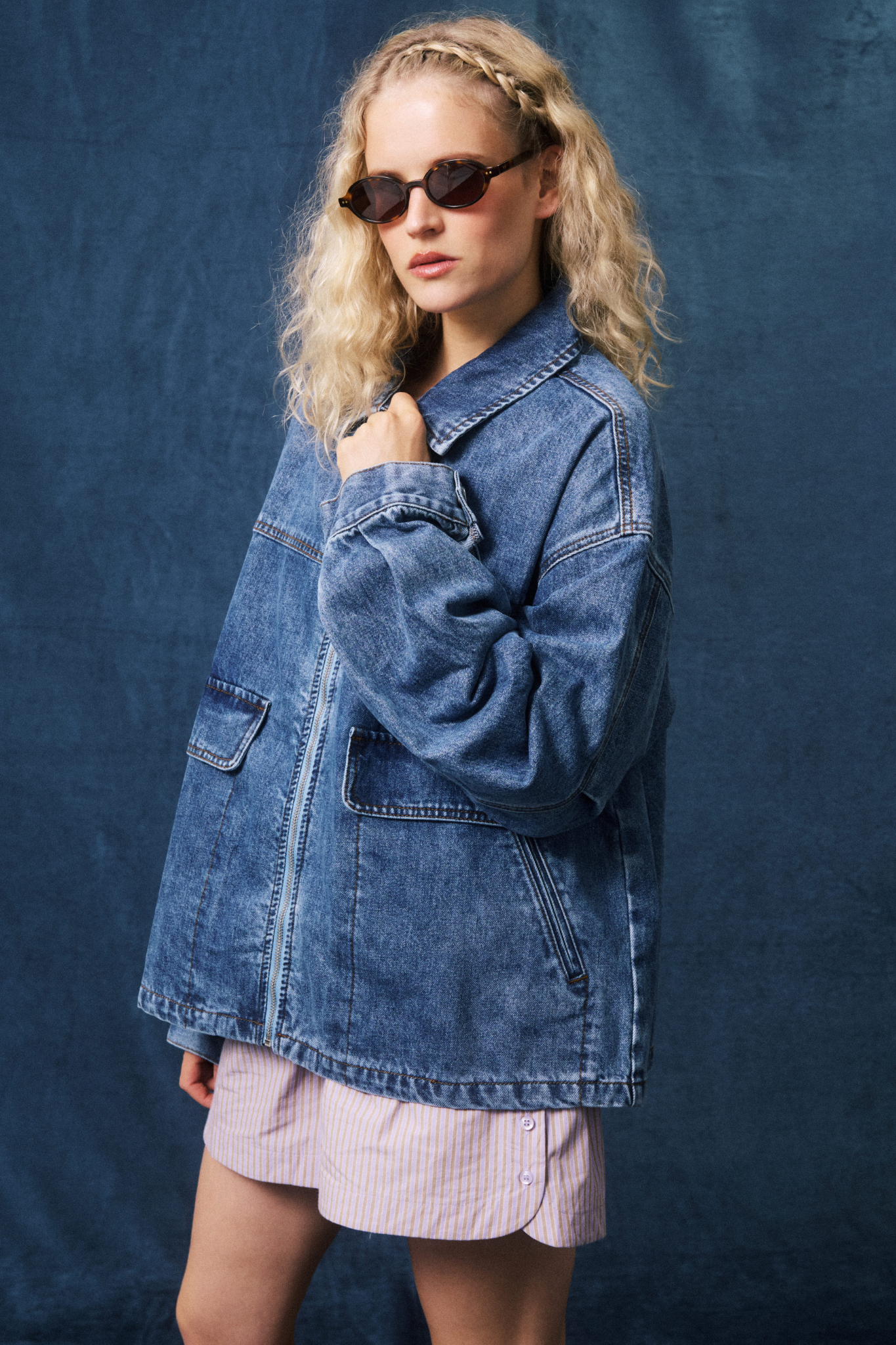 CHIARA VEST - BLUE JEANS