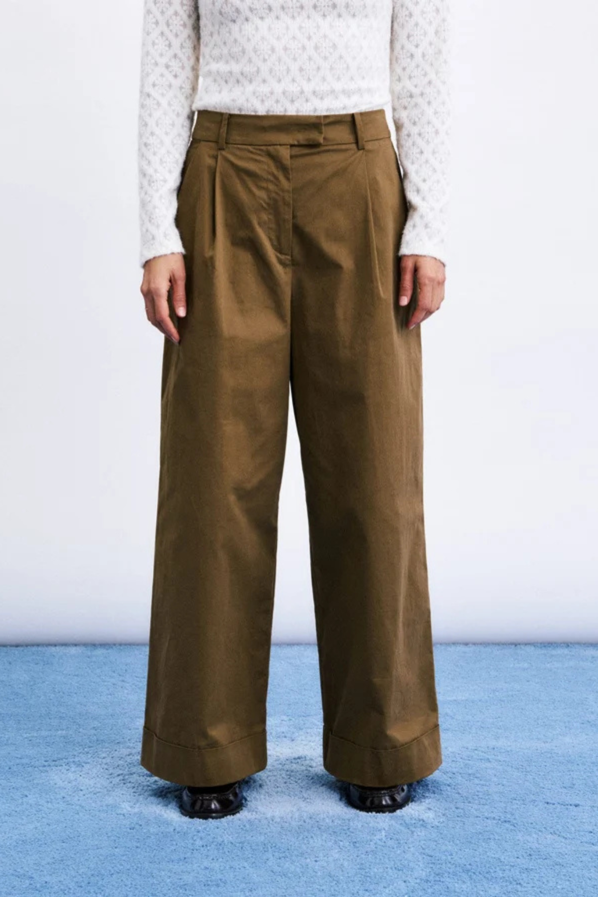 NORFOLK PANTS - ICE BROWN