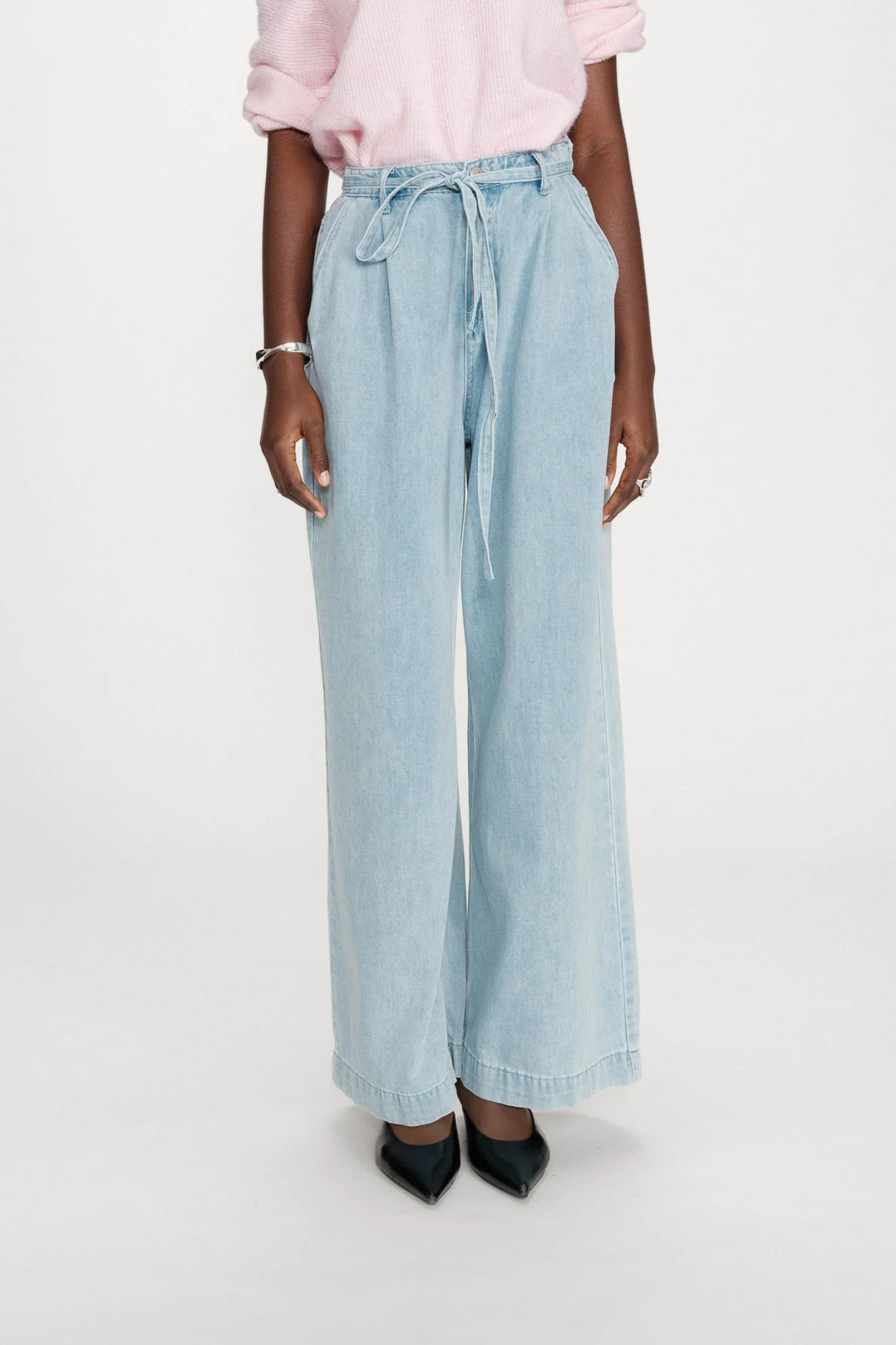 POMPON JEANS - SKY BLUE