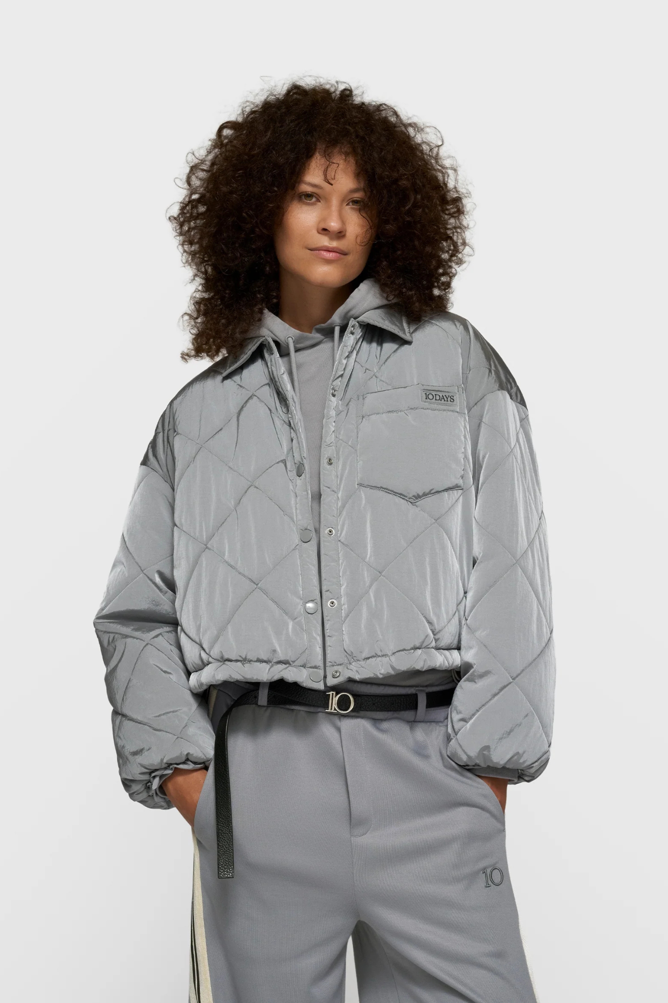 PADDED JACKET - LIGHT GRAPHITE