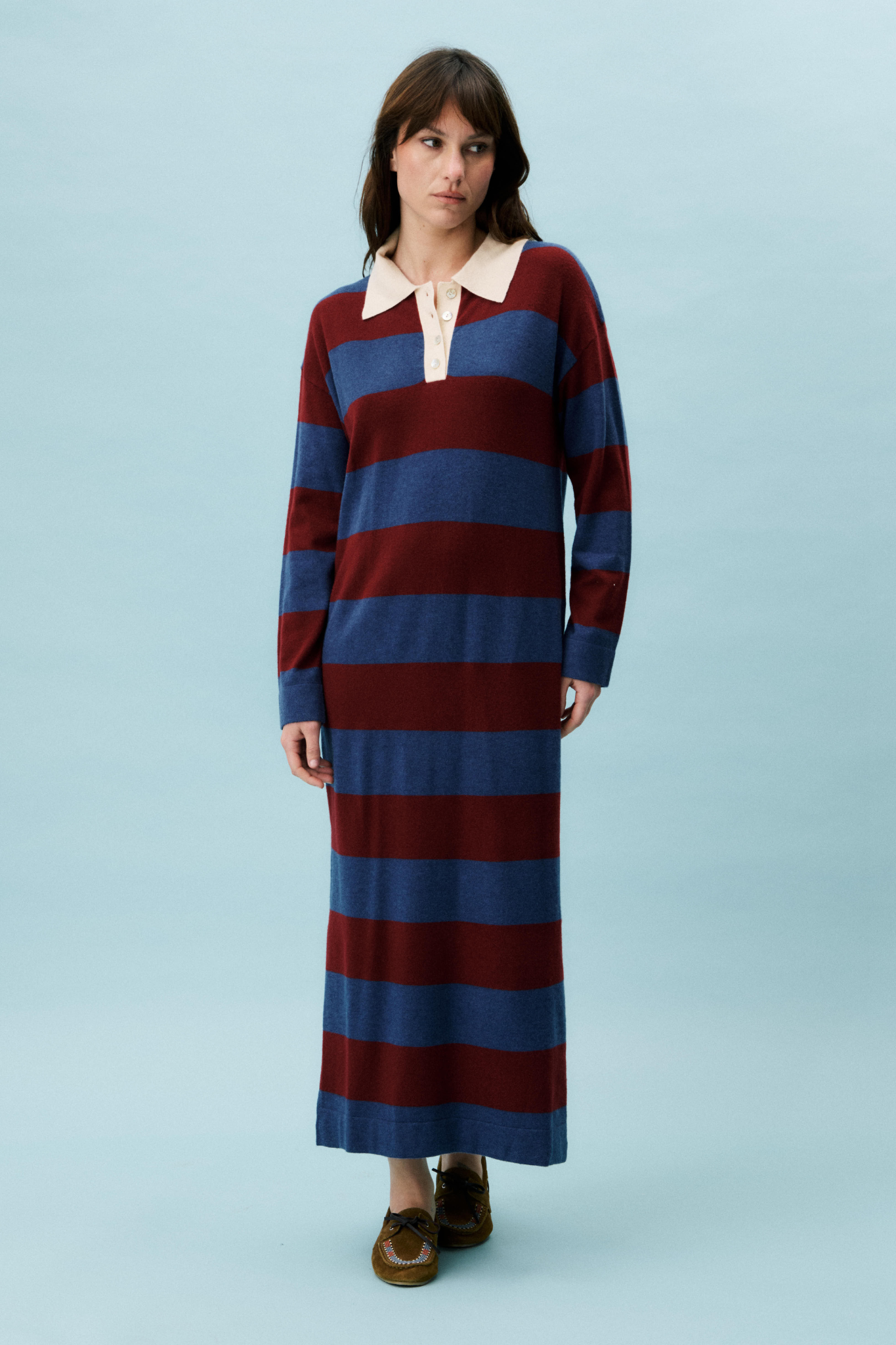 AGNES DRESS  - BLUE MARINE