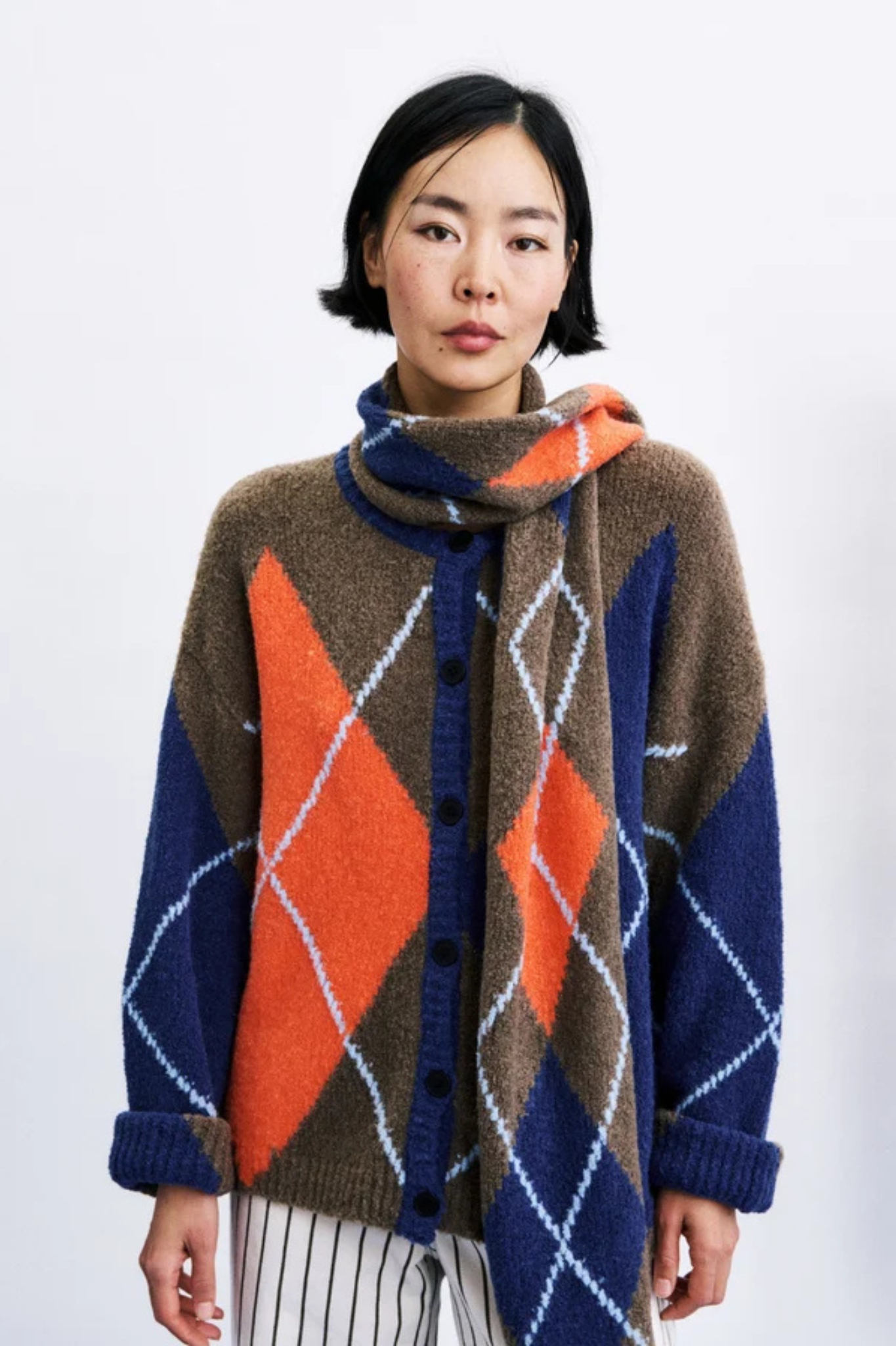 BASHIRA SCARF - KHAKI
