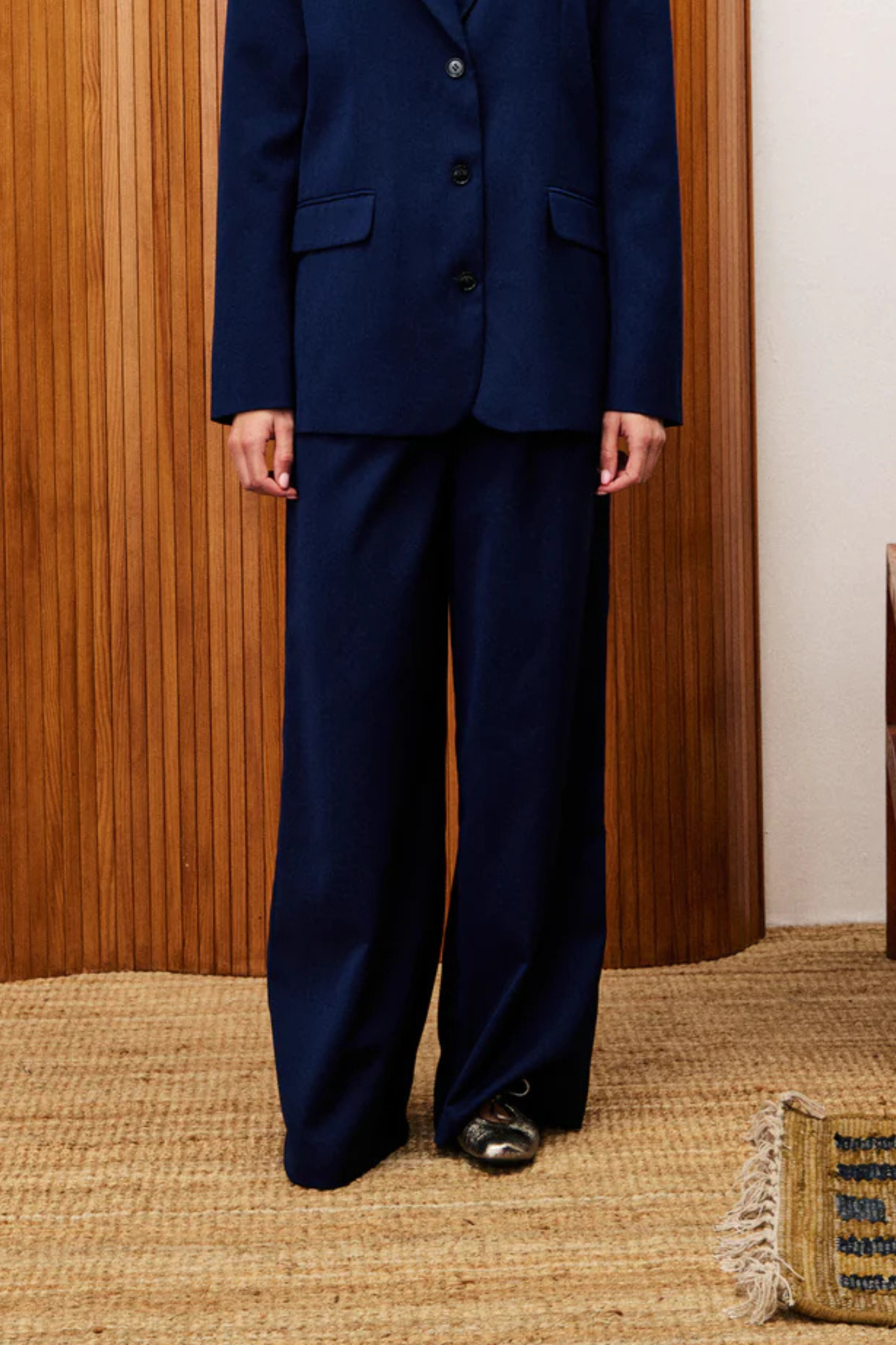 HIBISCUS  PANTS - MIDNIGHT BLUE