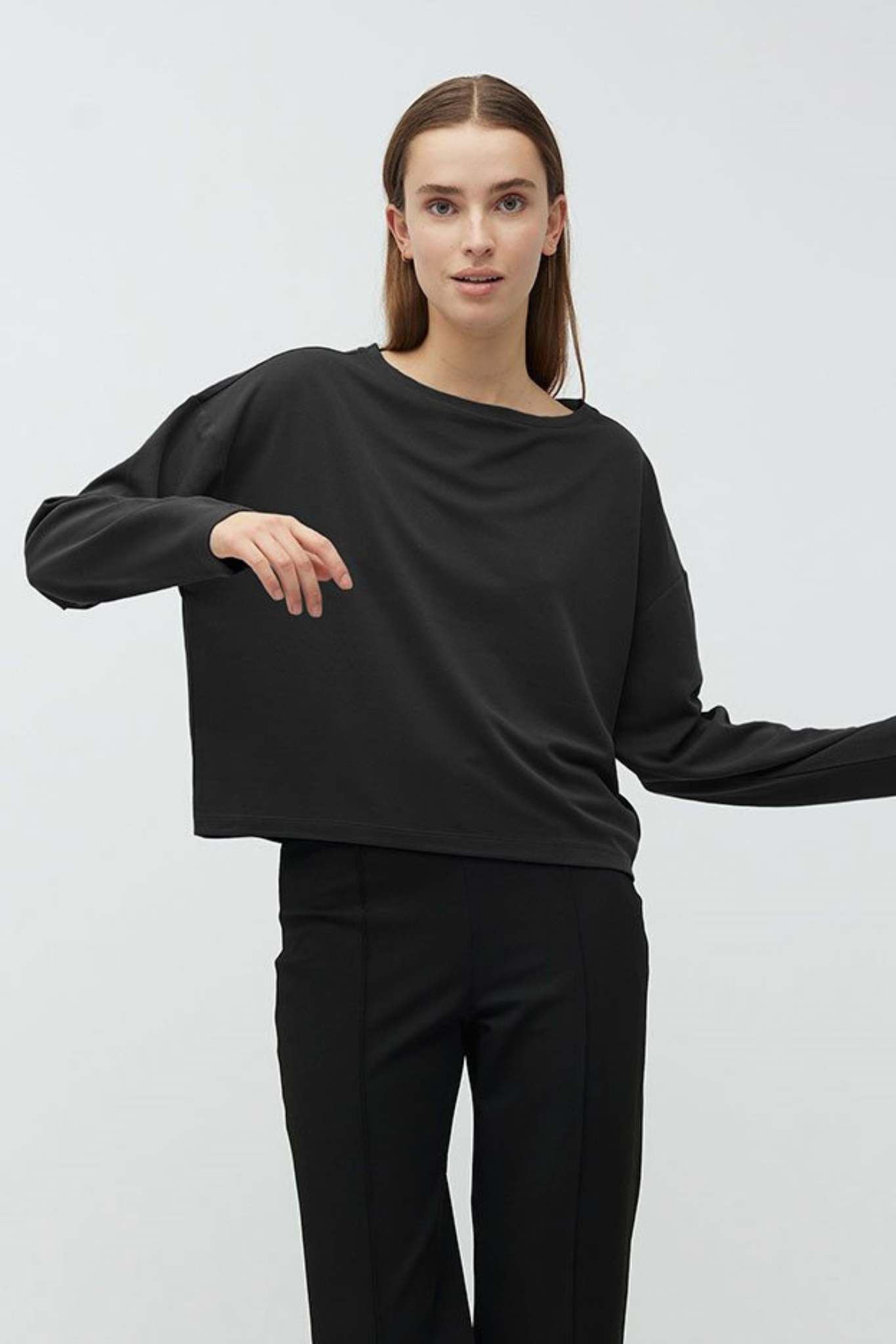 PERSEUS BOSKO LUXE BLOUSE - BLACK