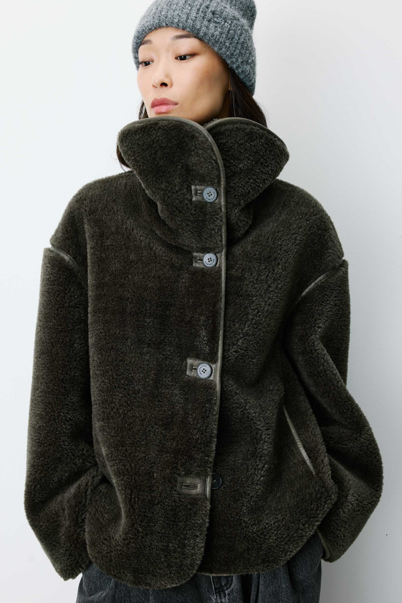 AMELIO COAT - KHAKI