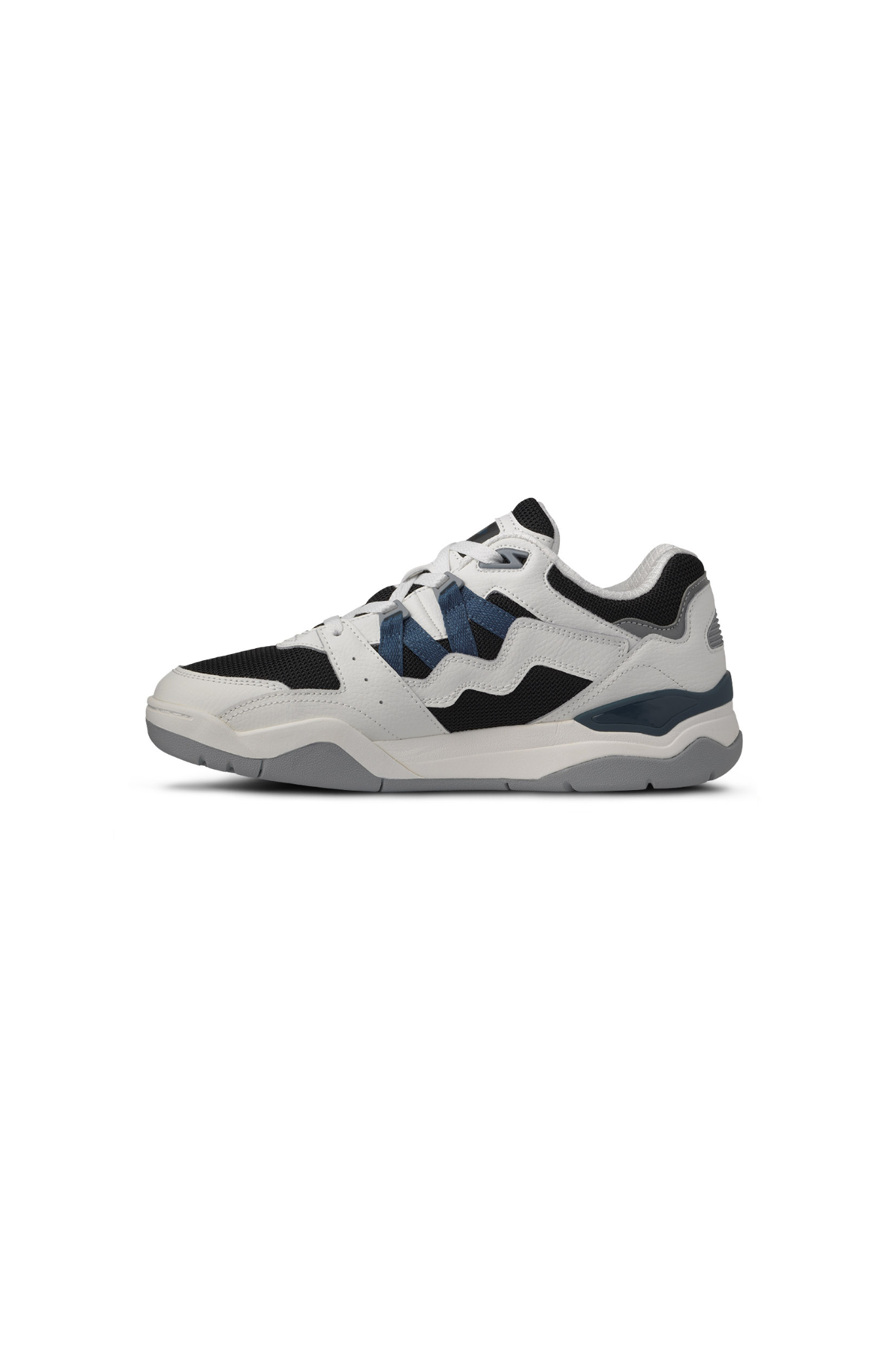 Karhu fusion XT men sneakers in white, black and blue. Side view