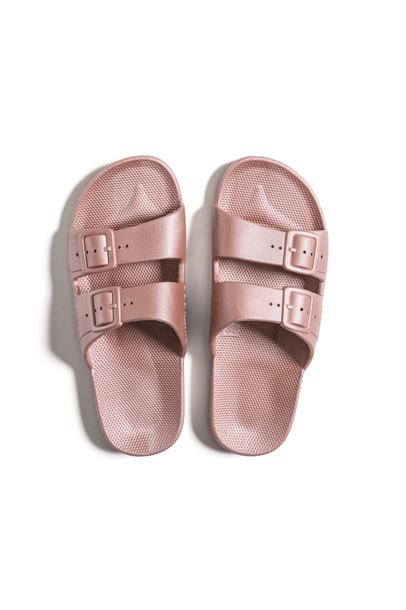 VENUS SLIDES - SMOKEY PINK METALLIC