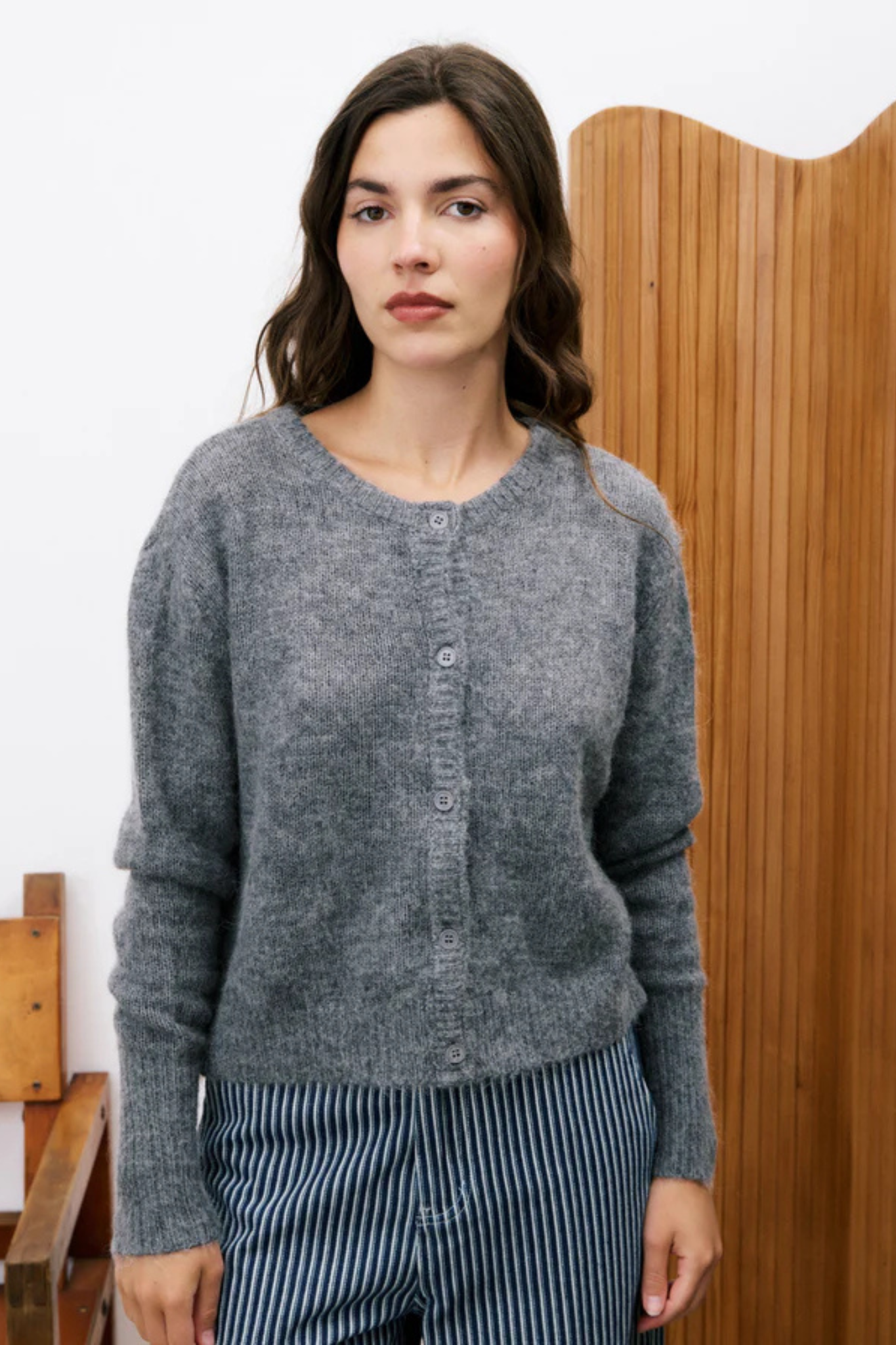 MIANO CARDIGAN - GREY