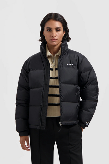 WMN PUFFER JACKET - BLACK