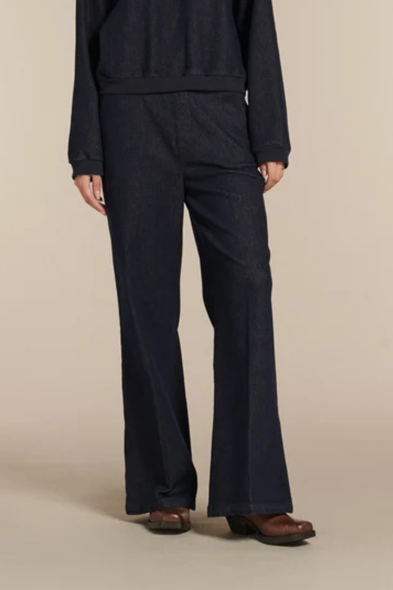NAPA LONG DENUM LAINE PANTS - ANTIQUE NIGHT