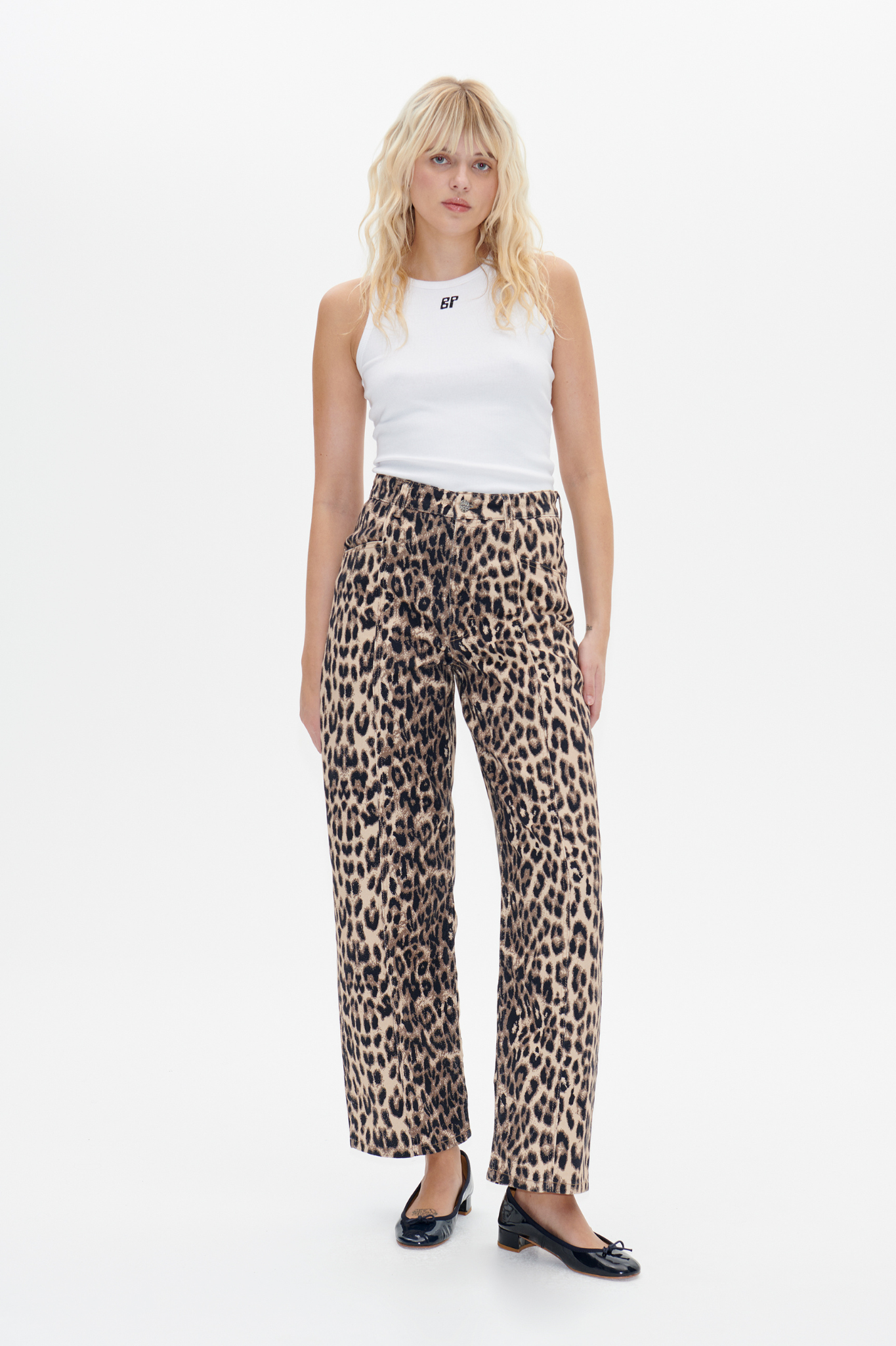 NARA JEANS - BROWN LEOPARD