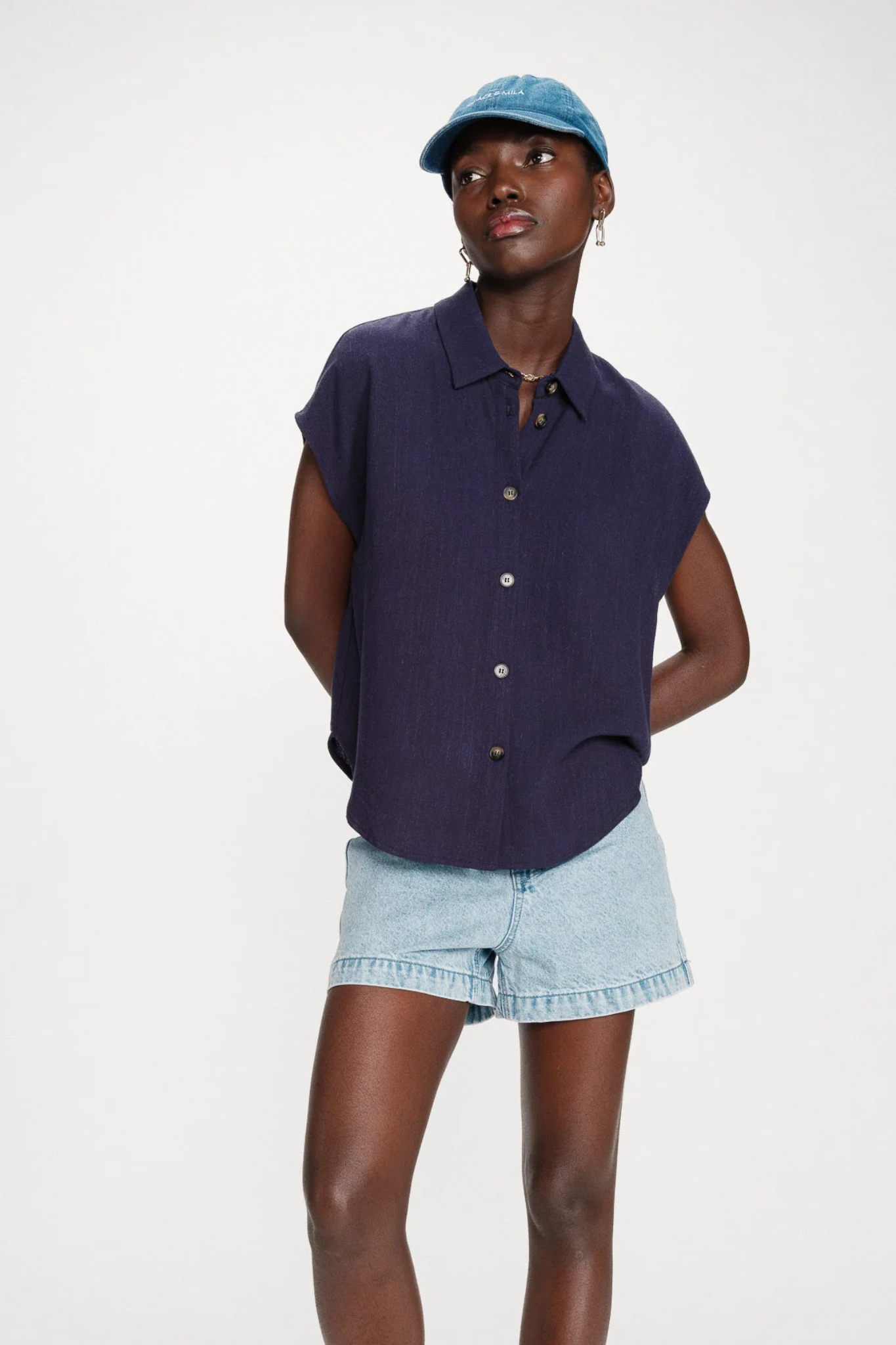 PEREZ SHIRT - MARINE