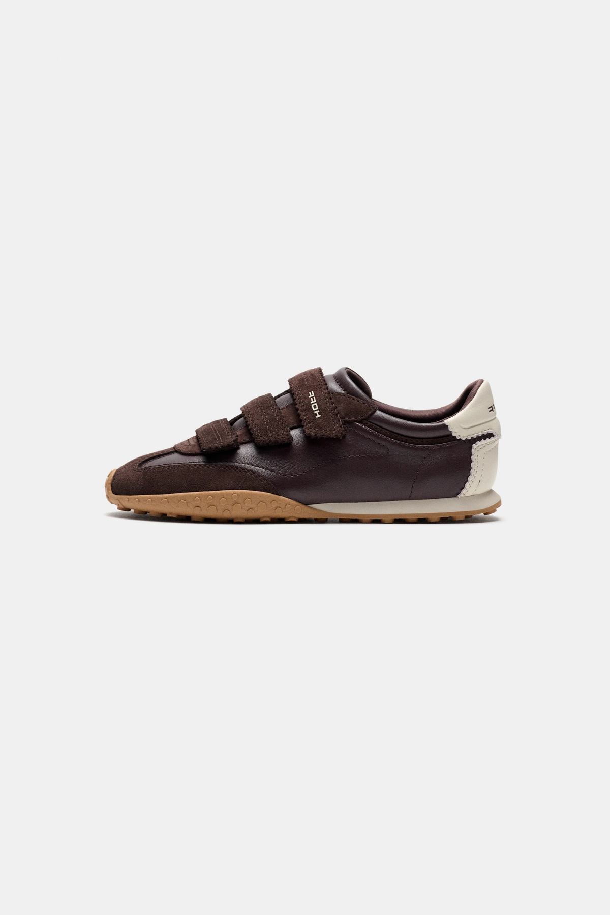 BRIDGE VELCROS WOMEN SNEAKERS -  CHOCOLATE