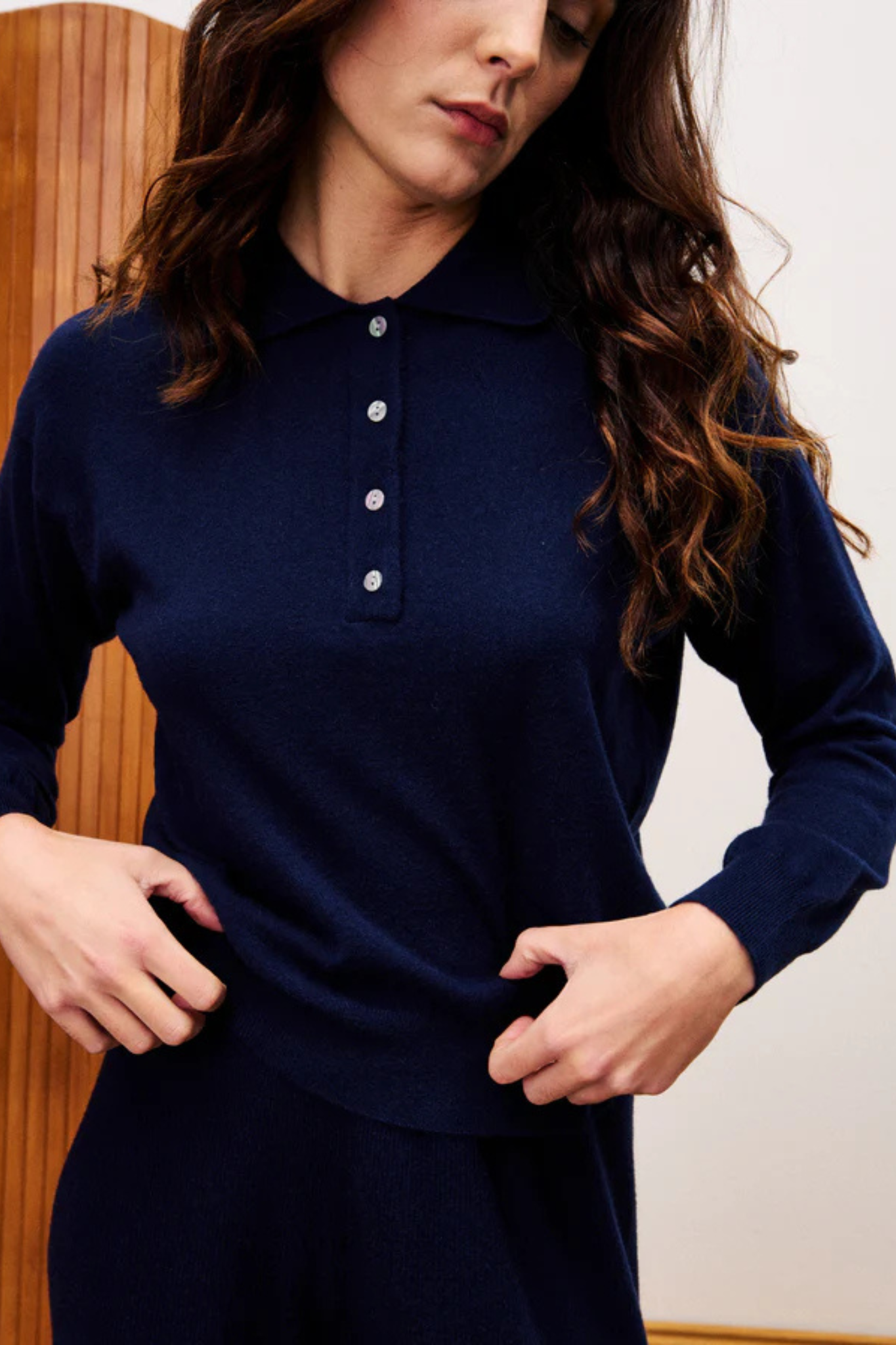 CHEDID PULLOVER - BLUE MARINE