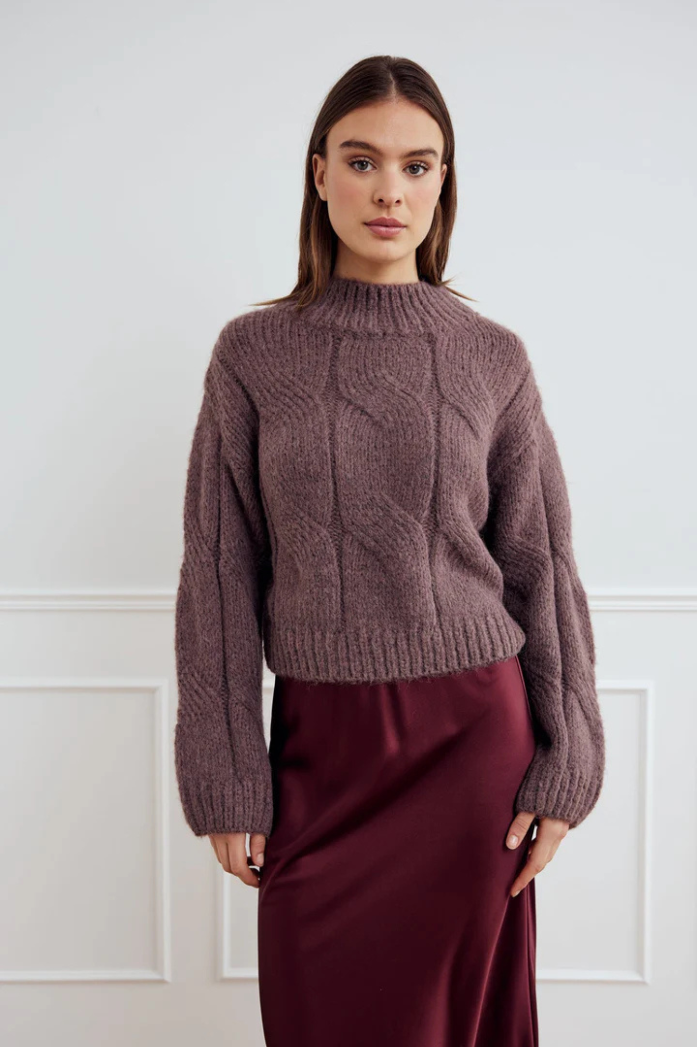 LYNX KNIT - MOREL