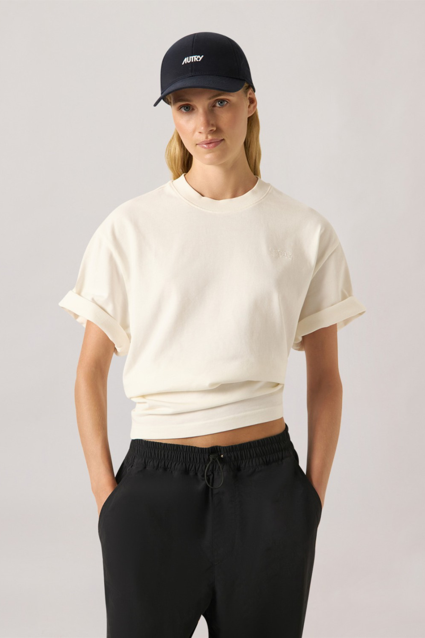 AUTRY MAIN UNISEX T-SHIRT - ALABASTER