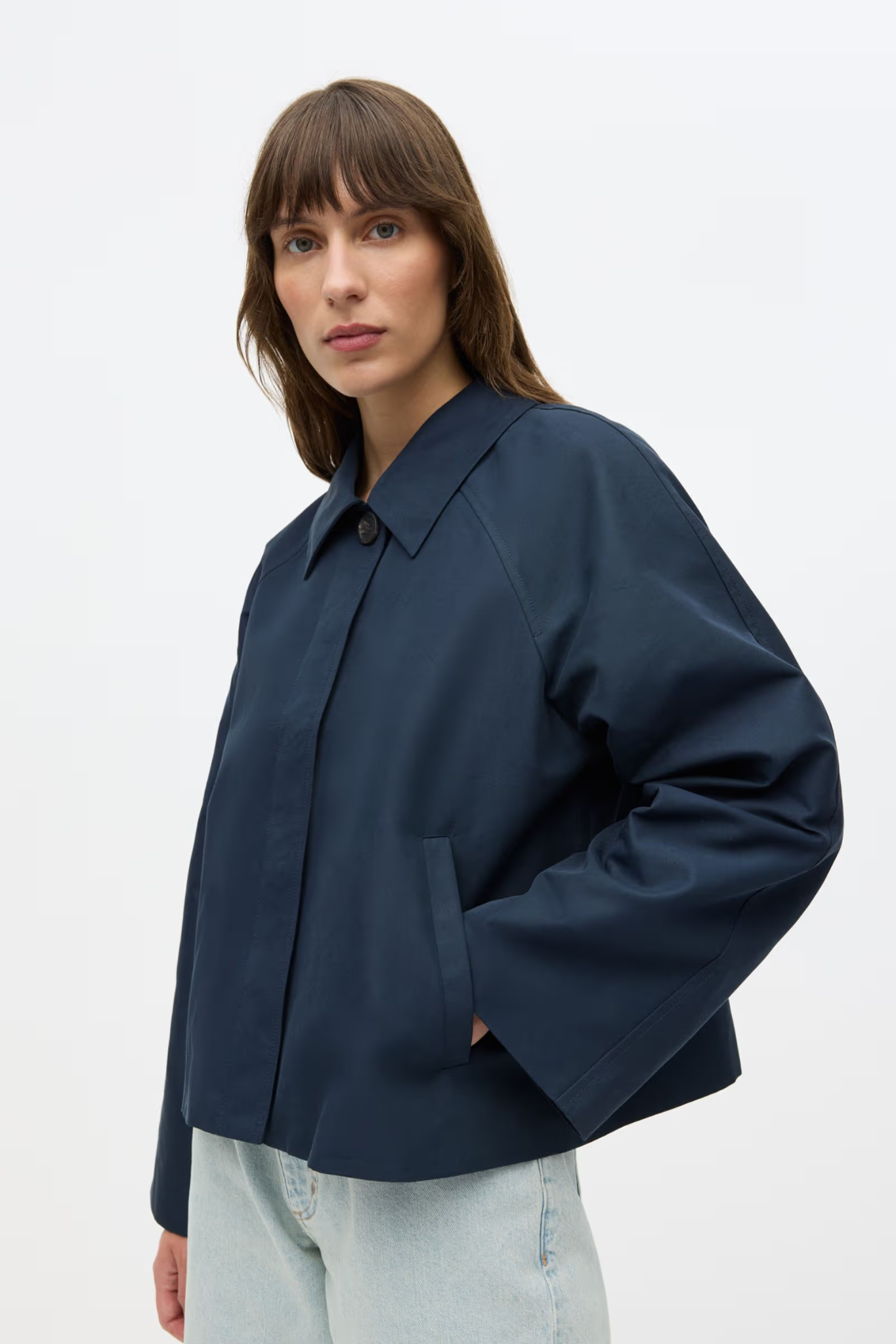 SENECA SHORT JACKET - NAVY BLAZER