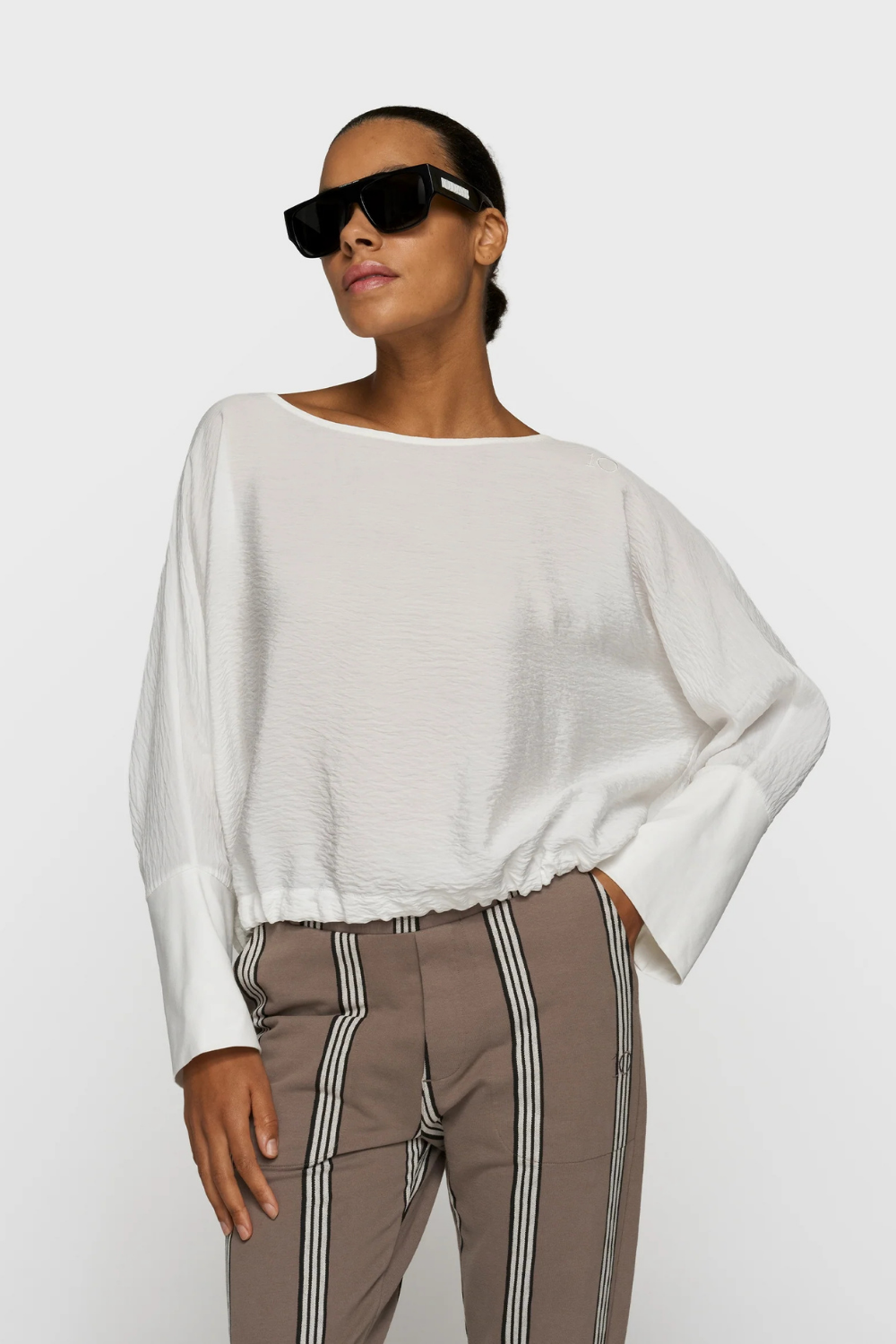BATWING TOP - ECRU