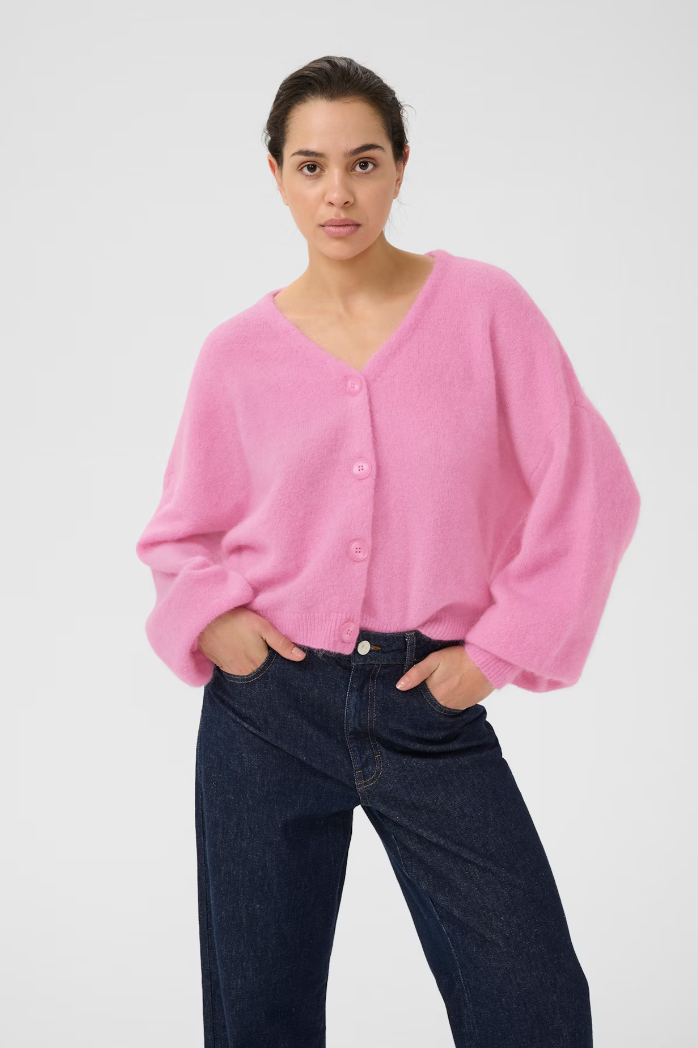 DEBBIE CARDIGAN - BEGONIA MELANGE