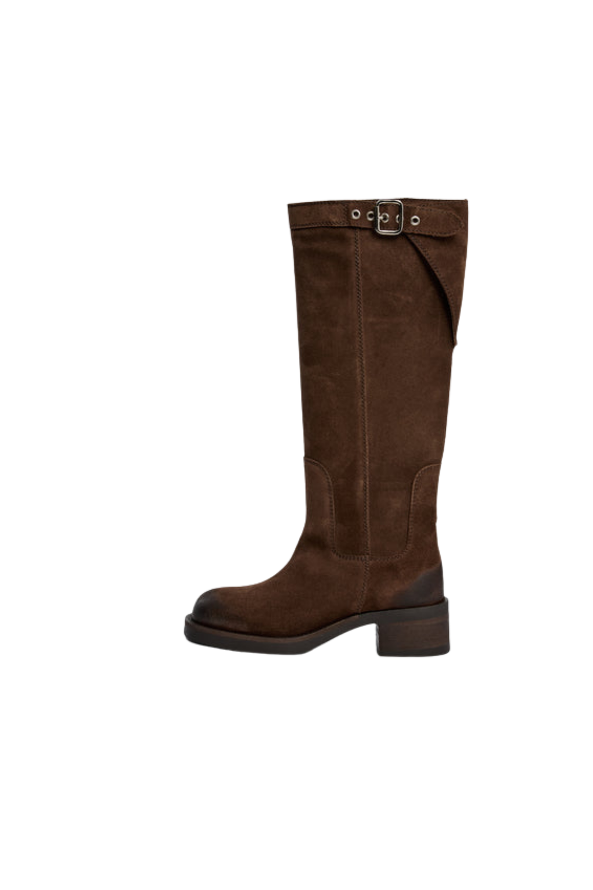 ANINE SUEDE BOOTS - BROWN SUEDE