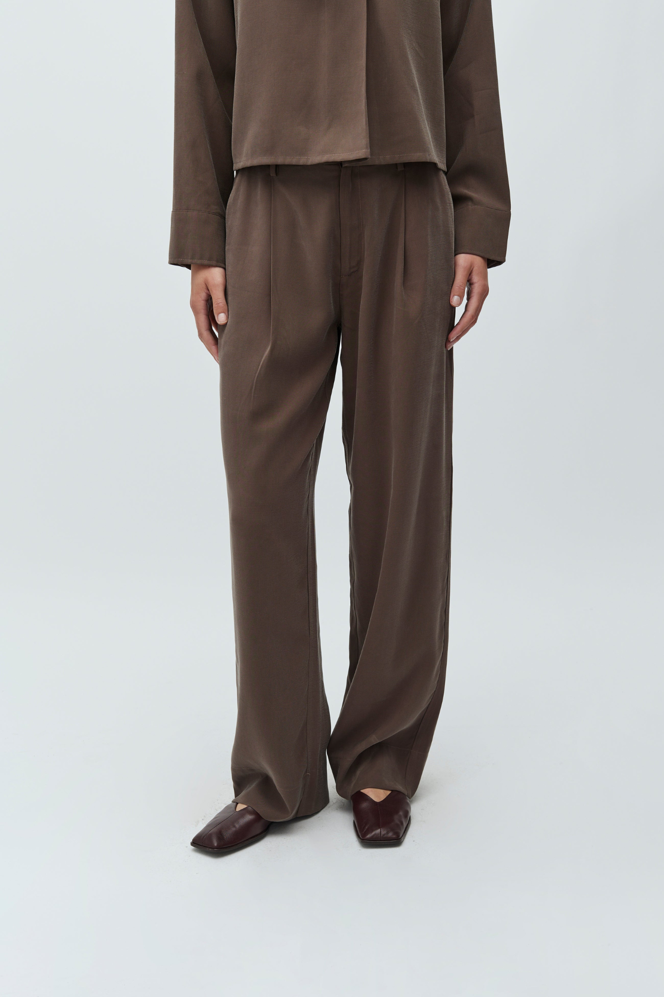 DANIELLO CASSI PANTS - CHOCOLATE BROWN