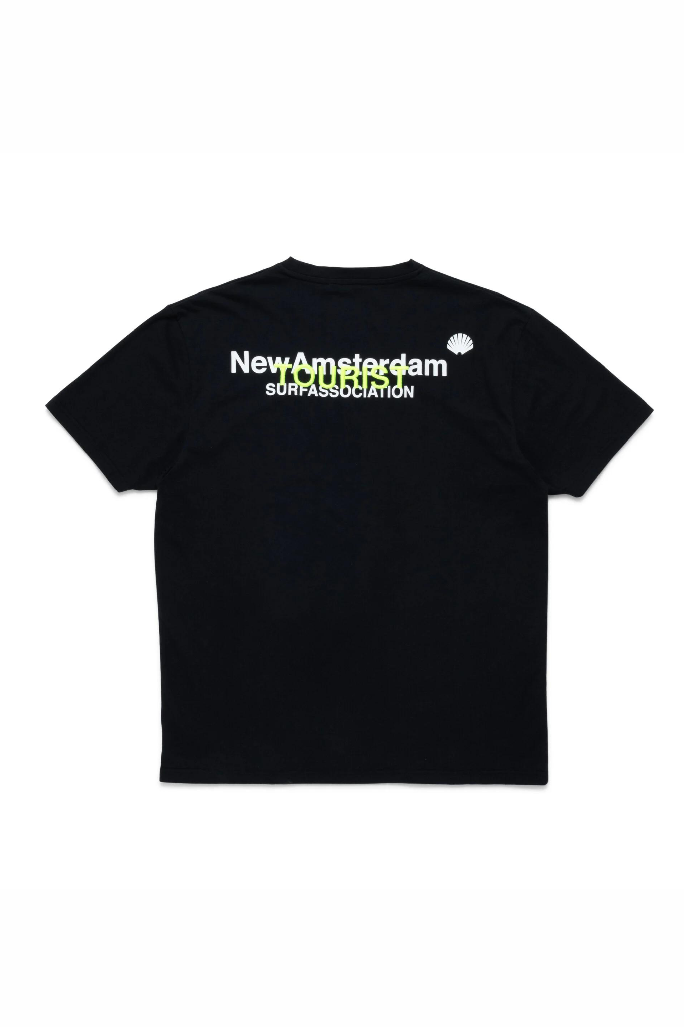 LOGO TOURIST TEE - BLACK