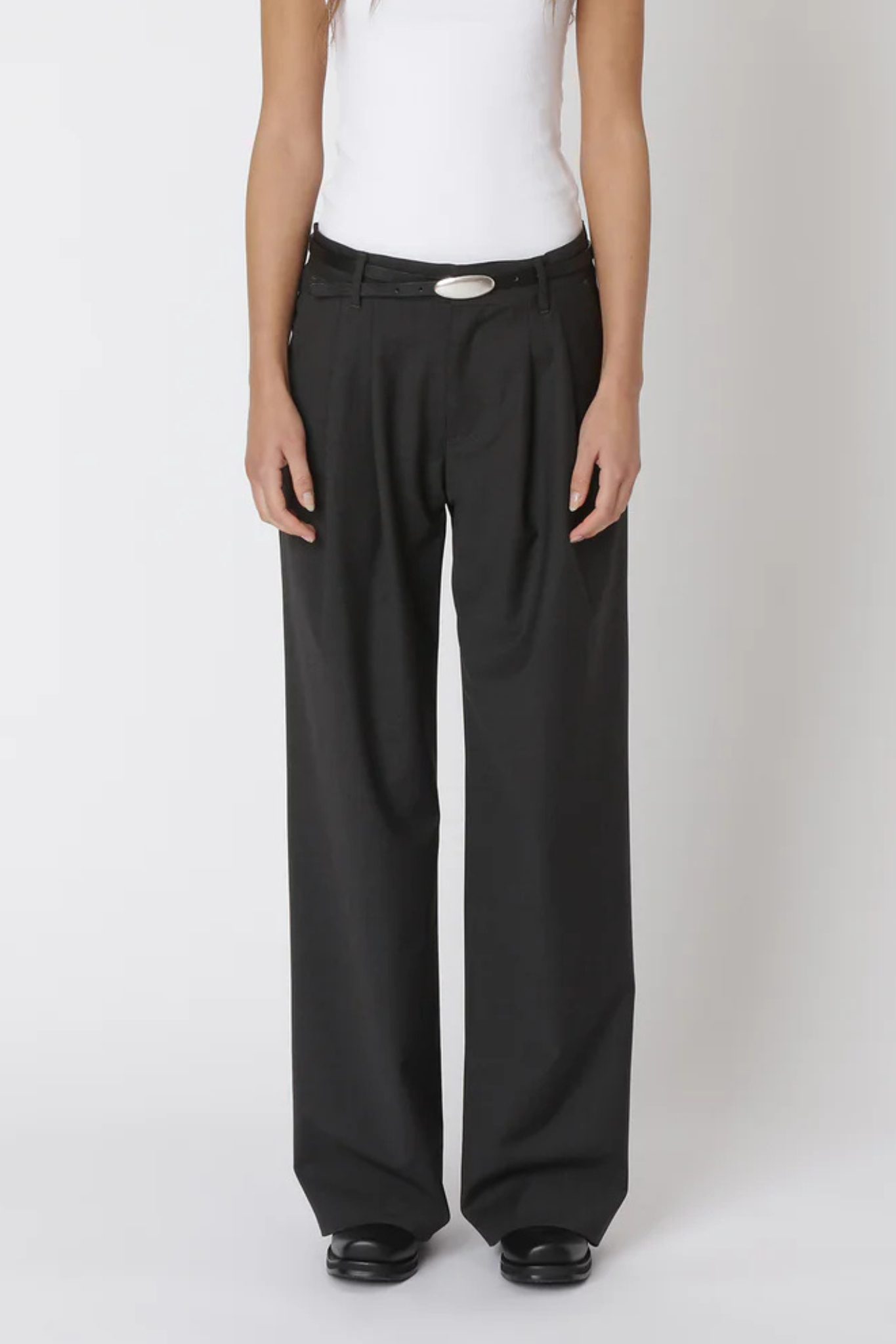 CAMILLE TROUSERS - LICORICE