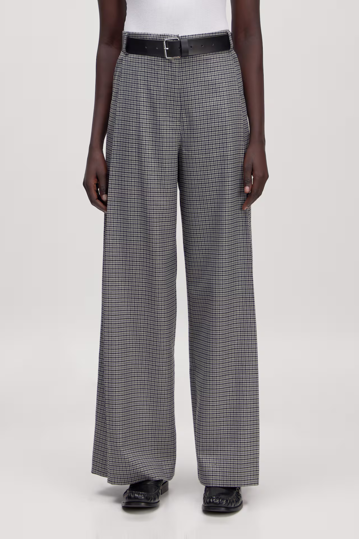 LANEA PANTS - GREY CHECK