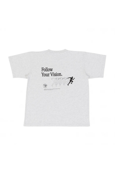 REFLECTION T-SHIRT - LIGHT GREY MELANGE