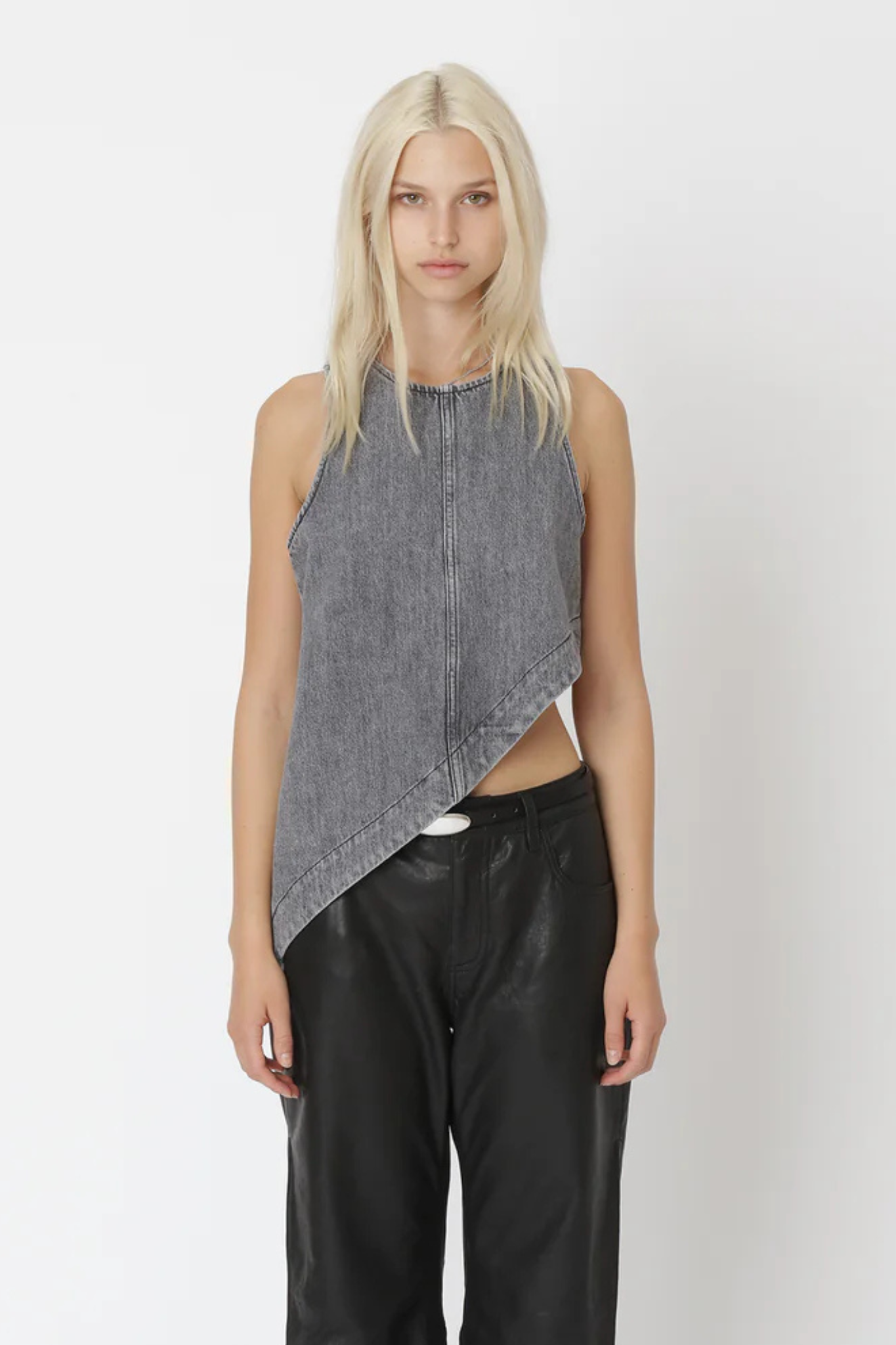 AMALIE TOP - USED GREY