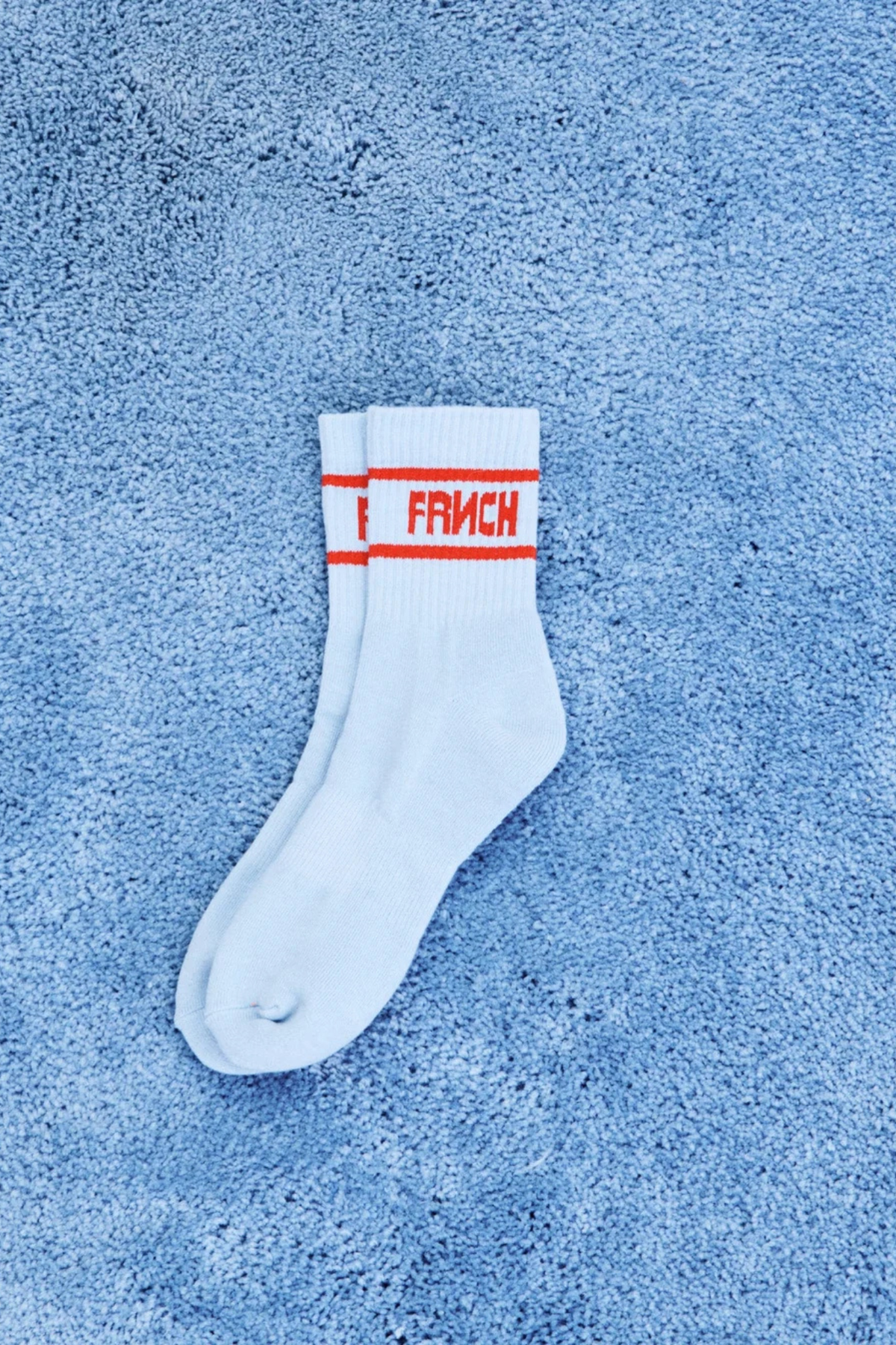 FRNCH LOGO SOCKS - BLUE LIGHT