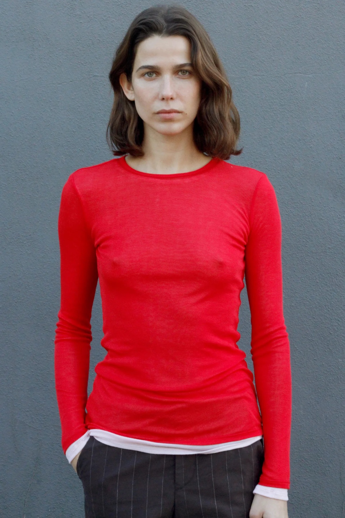 HAMBURG TOP - RED