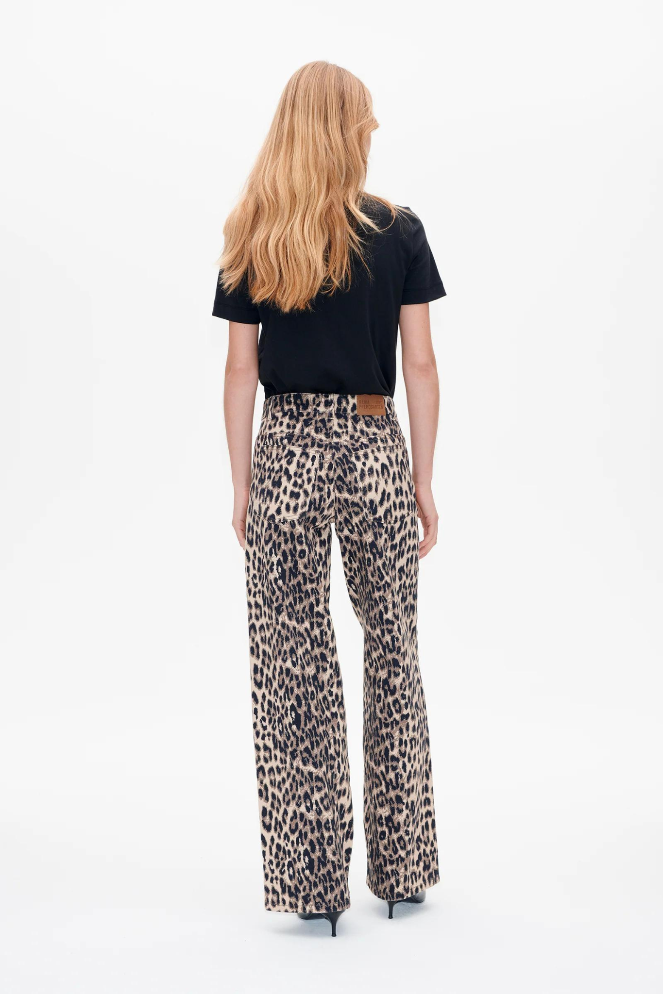 NICETTE JEANS - BROWN BAUM LEOPARD