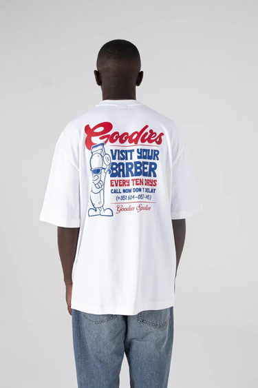 BARBER T-SHIRT - WHITE