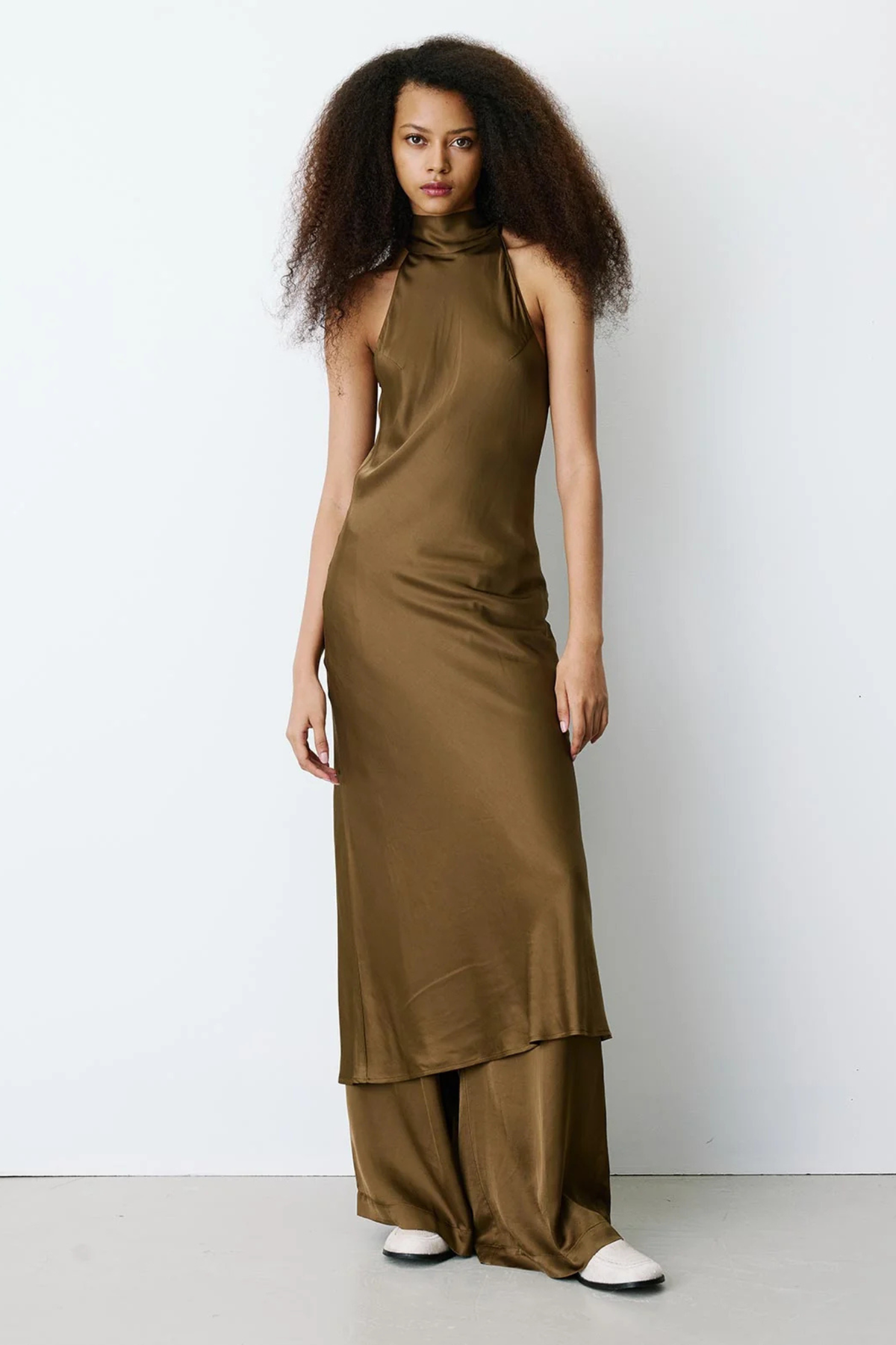 BELLA DRESS - OLIVE
