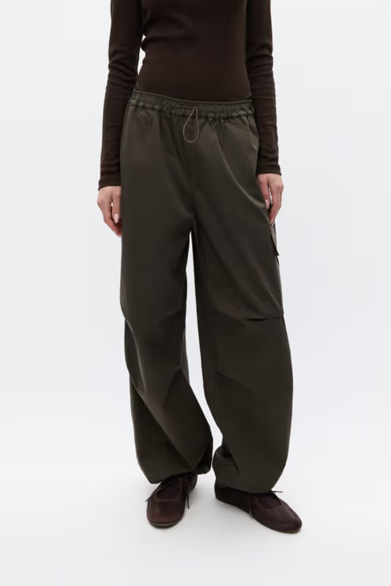 BEL PANTS - WASHED DARK OLIVE