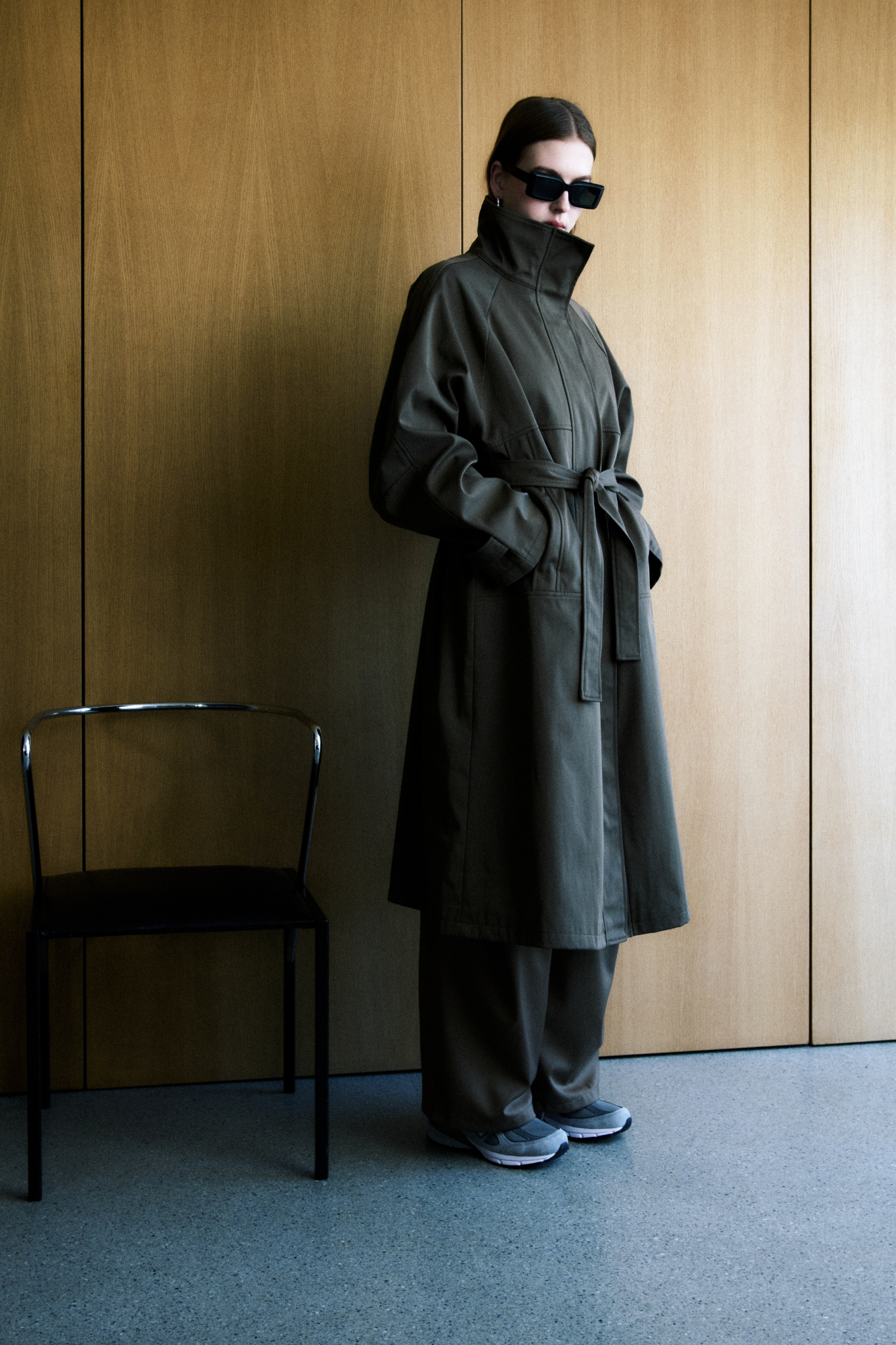 ELEN TRENCH COAT - KHAKI