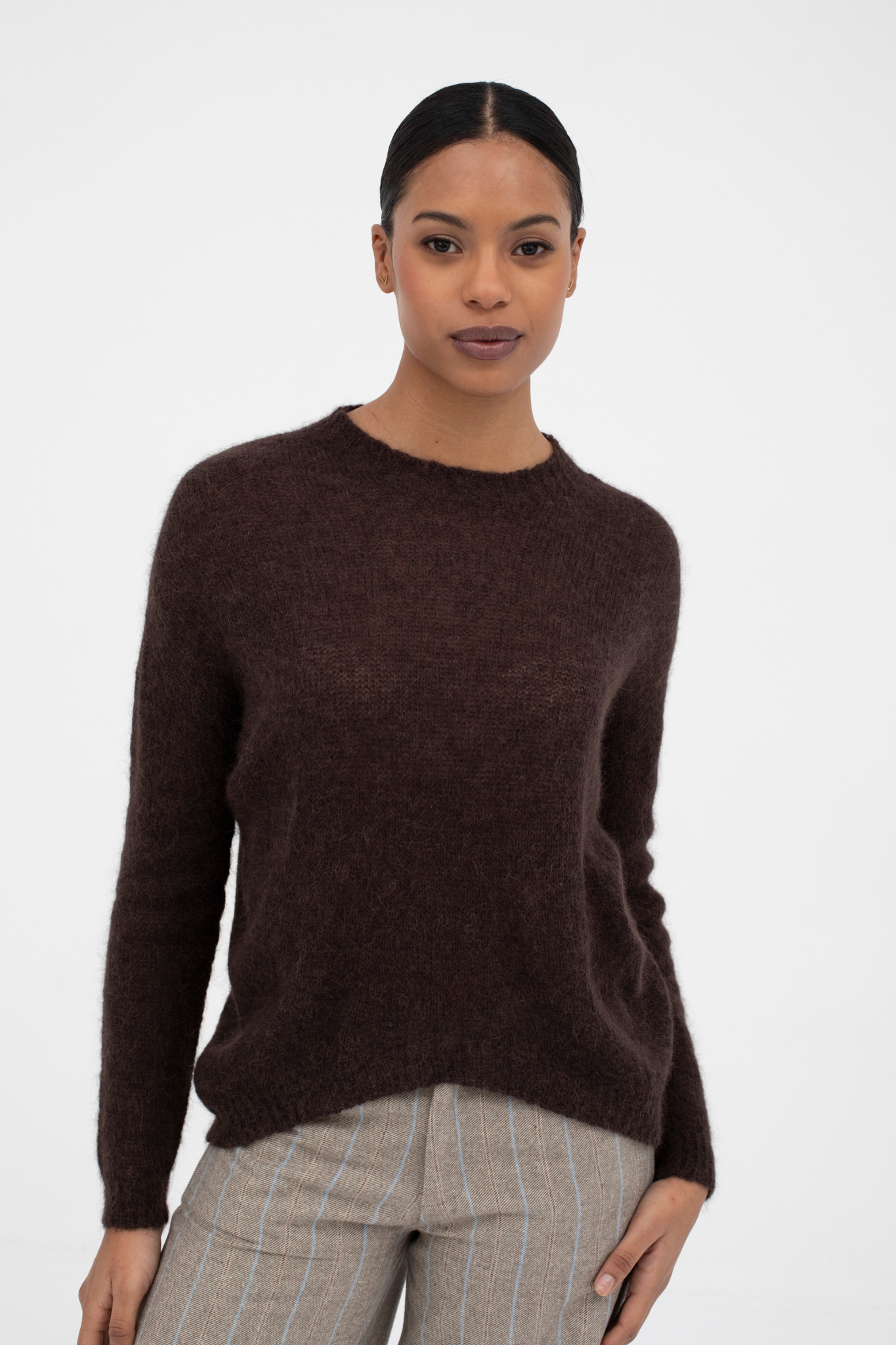 TESTACCI JUMPER - CHOCOLATE
