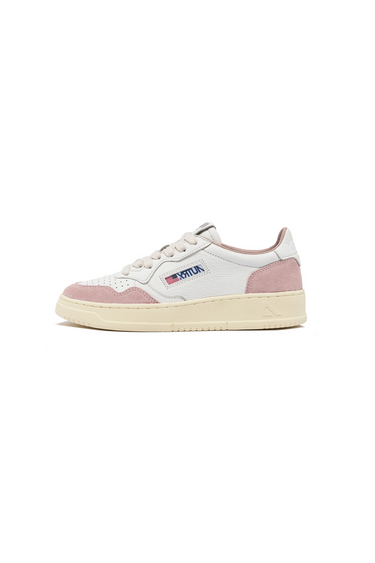 AULW-GS36 - MEDALIST LOW WOMEN SNEAKERS - GOAT/SUEDE WHT/POWDER