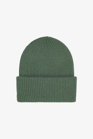 MERINO WOOL HAT - EMERALD GREEN