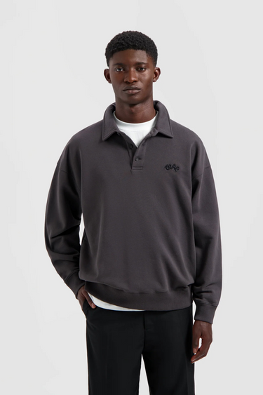 SIGNATURE POLO - CHARCOAL