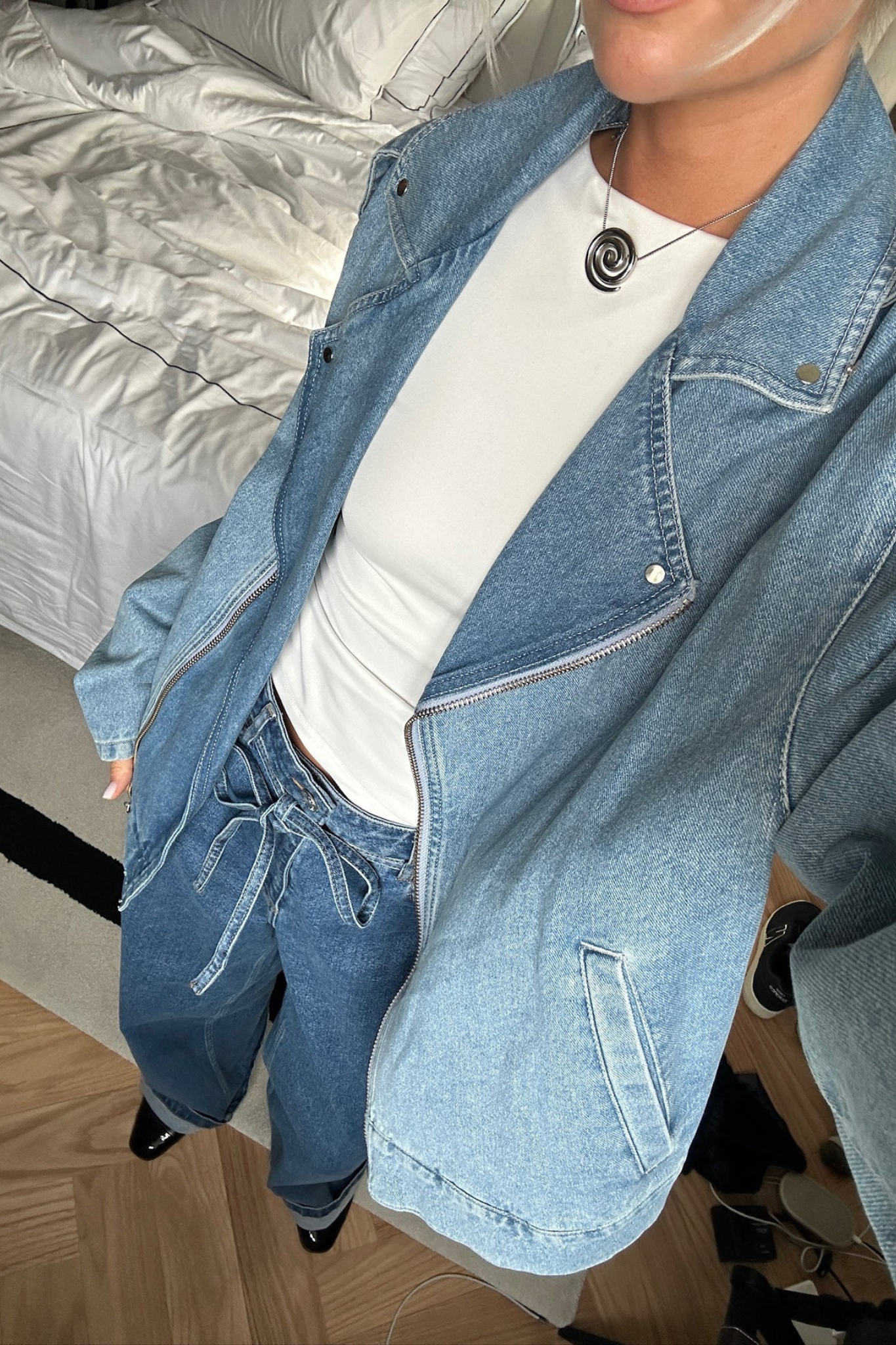 IBEN JACKET - 80S BLUE WASH